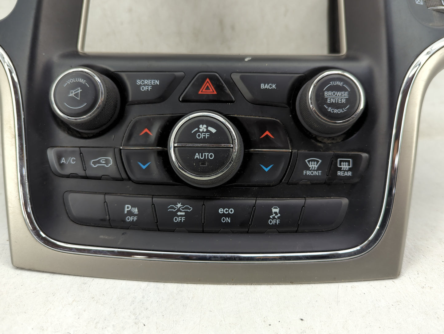 2014-2015 Jeep Grand Cherokee Climate Control Module Temperature AC/Heater Replacement P/N:P56054381AF 56054381AE Fits OEM U