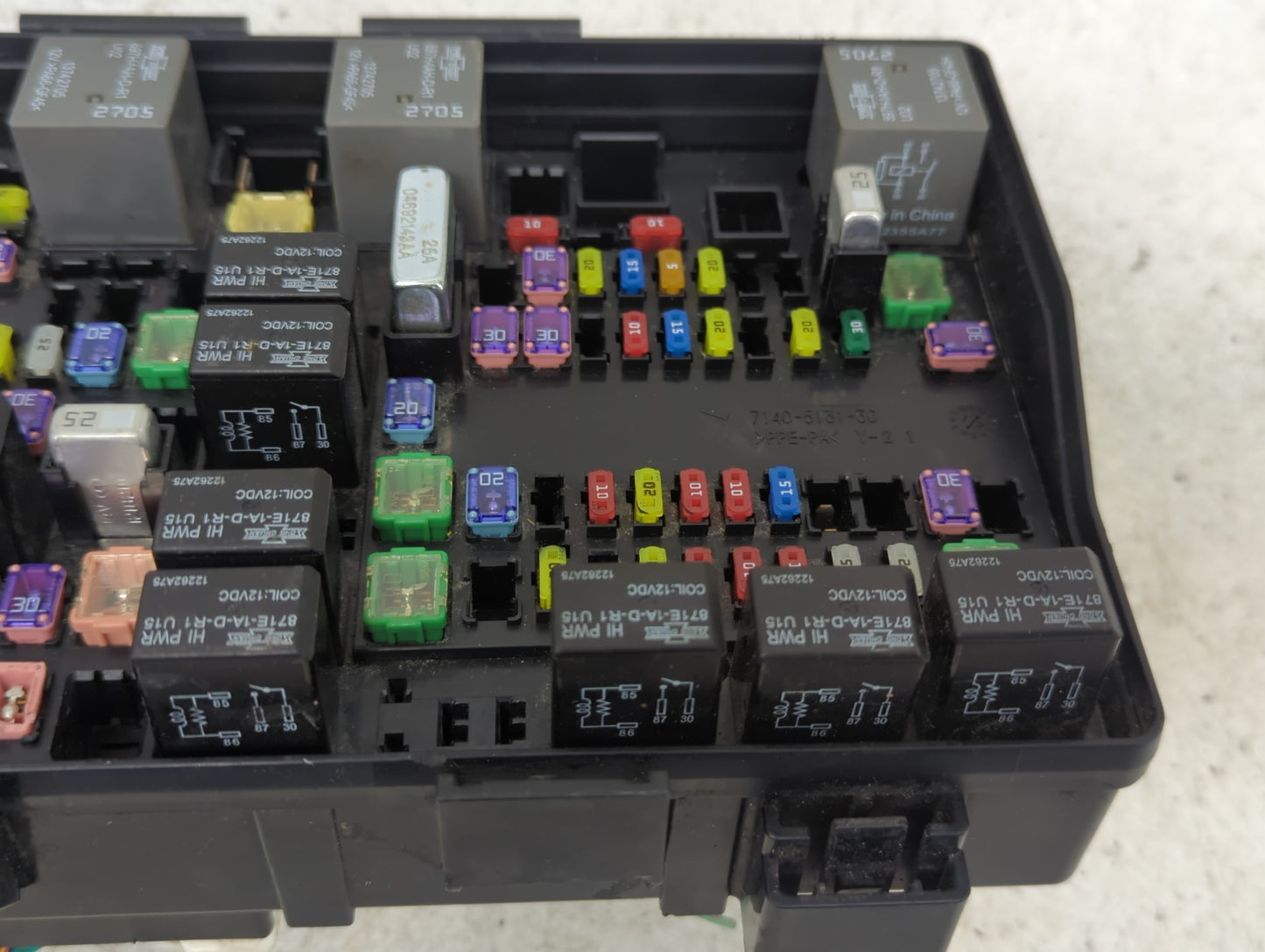 2014 Jeep Grand Cherokee Fusebox Fuse Box Panel Relay Module P/N:P68137439AD 68137439AD Fits OEM Used Auto Parts - Oemusedau