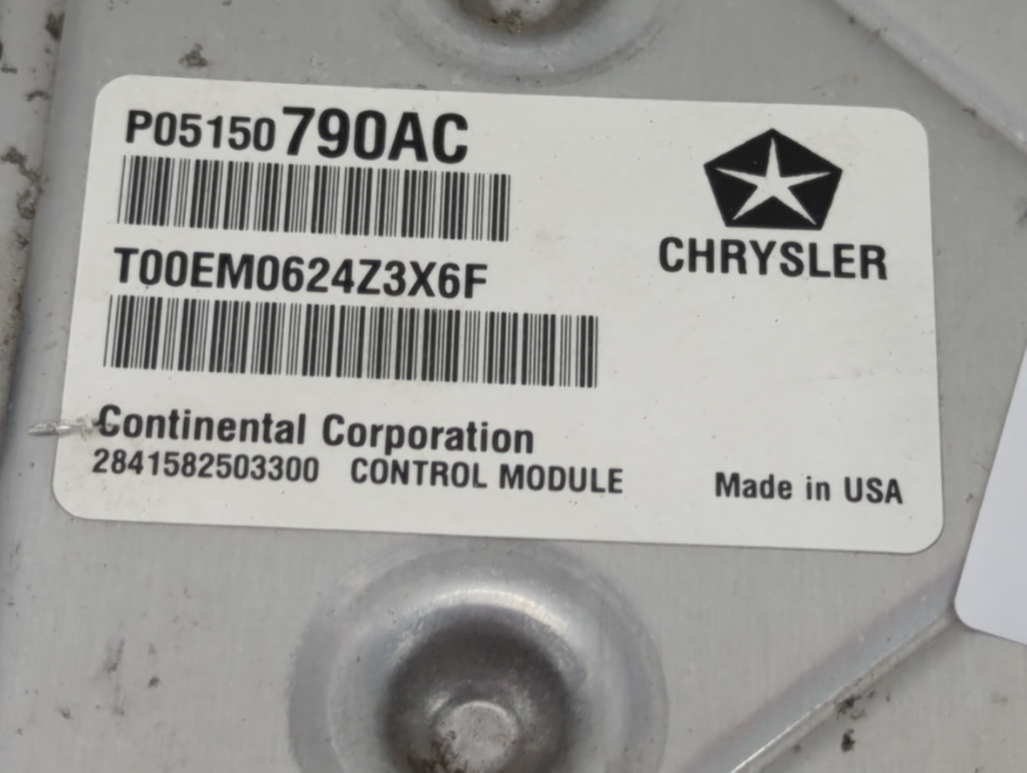2014 Jeep Grand Cherokee PCM Engine Control Computer ECU ECM PCU OEM P/N:P05150790AC P68172002AL Fits OEM Used Auto Parts - 