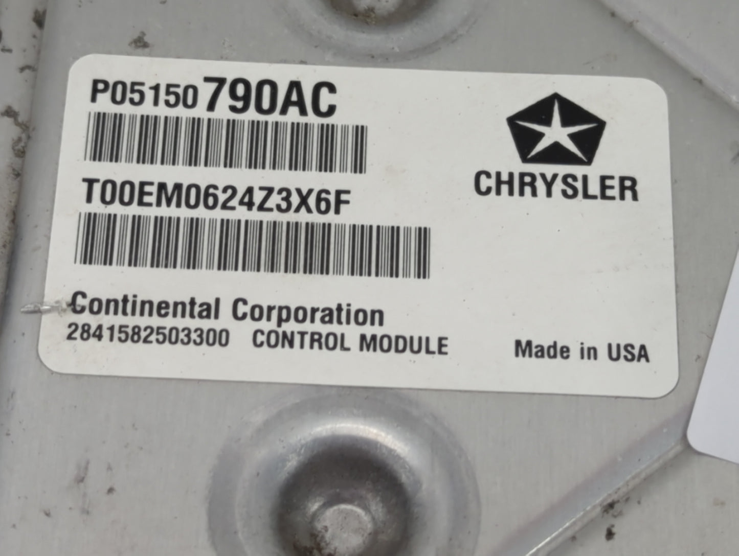 2014 Jeep Grand Cherokee PCM Engine Control Computer ECU ECM PCU OEM P/N:P05150790AC P68172002AL Fits OEM Used Auto Parts - 