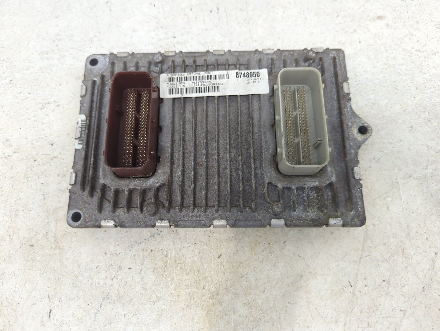 2014 Jeep Grand Cherokee PCM Engine Control Computer ECU ECM PCU OEM P/N:P05150790AC P68172003AL Fits OEM Used Auto Parts - 