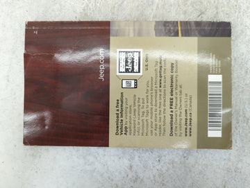 2014 Jeep Grand Cherokee Owners Manual Book Guide P/N:14WK741-926-AA OEM Used Auto Parts