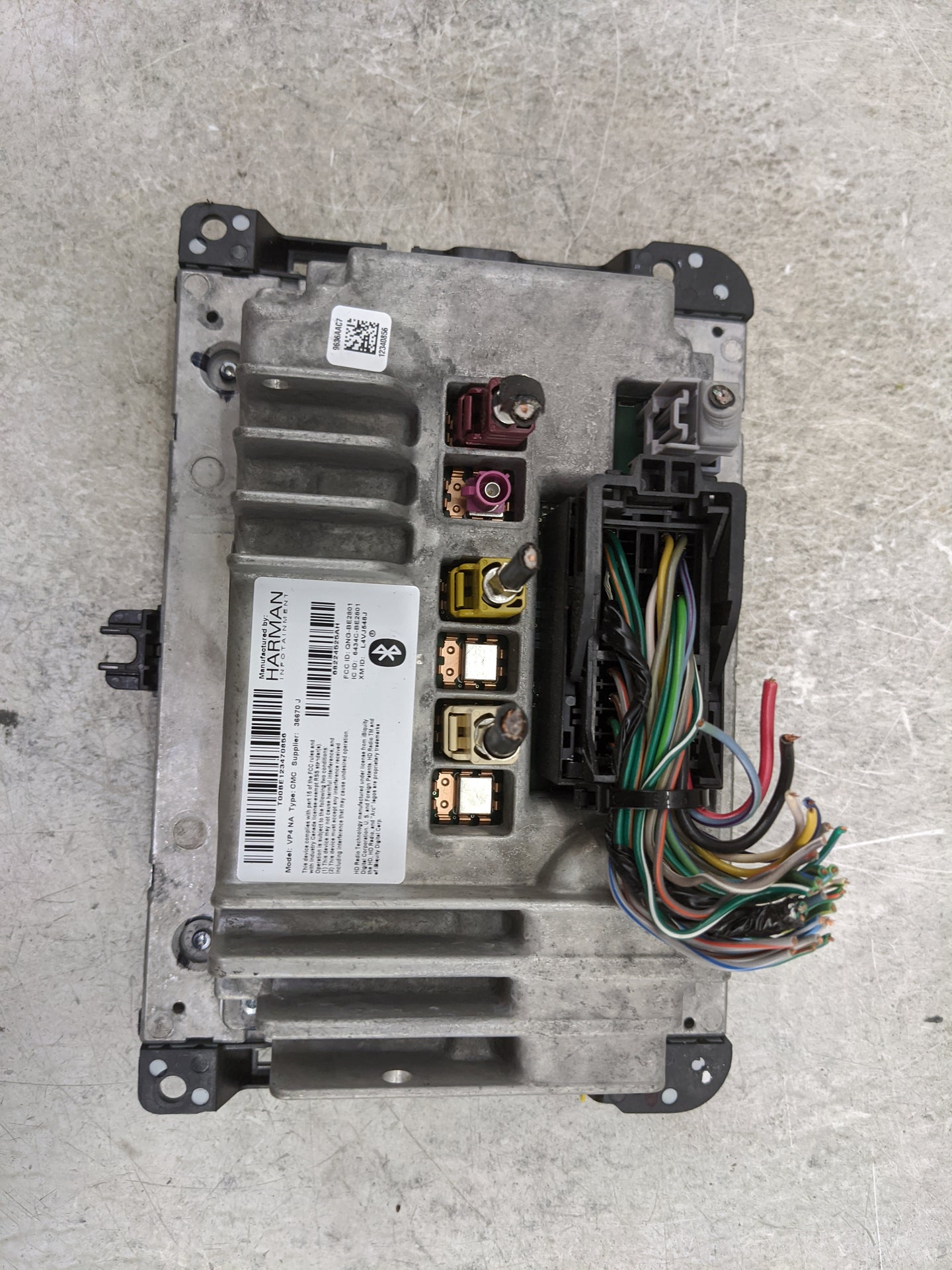 2014 Jeep Grand Cherokee Radio AM FM Cd Player Receiver Replacement P/N:68224525AH QNG-BE2801, 6434C-BE2801, L4VJ548J, VP4 F
