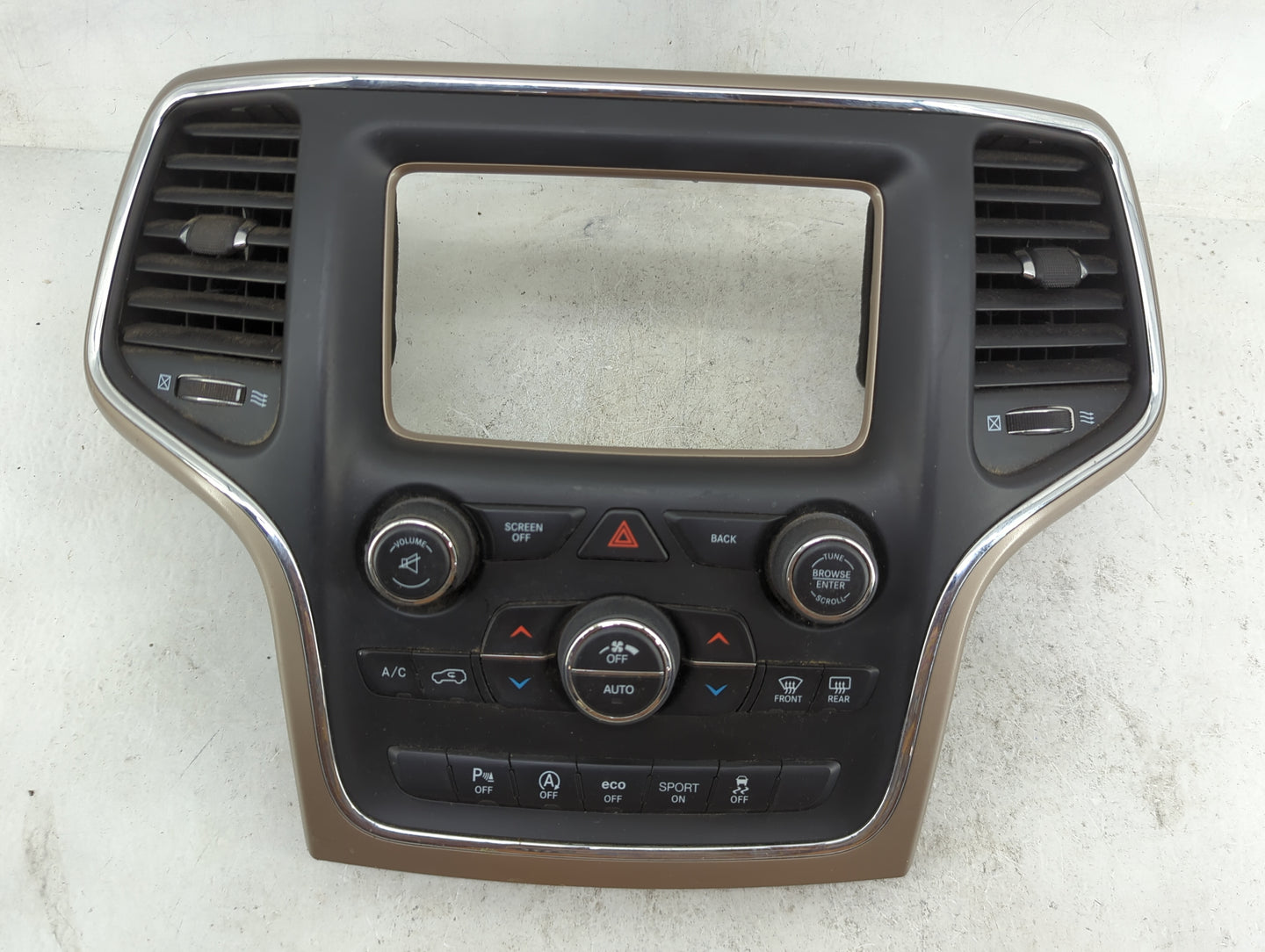2014 Jeep Grand Cherokee Climate Control Module Temperature AC/Heater Replacement P/N:P68273966AG P1750097T Fits OEM Used Au