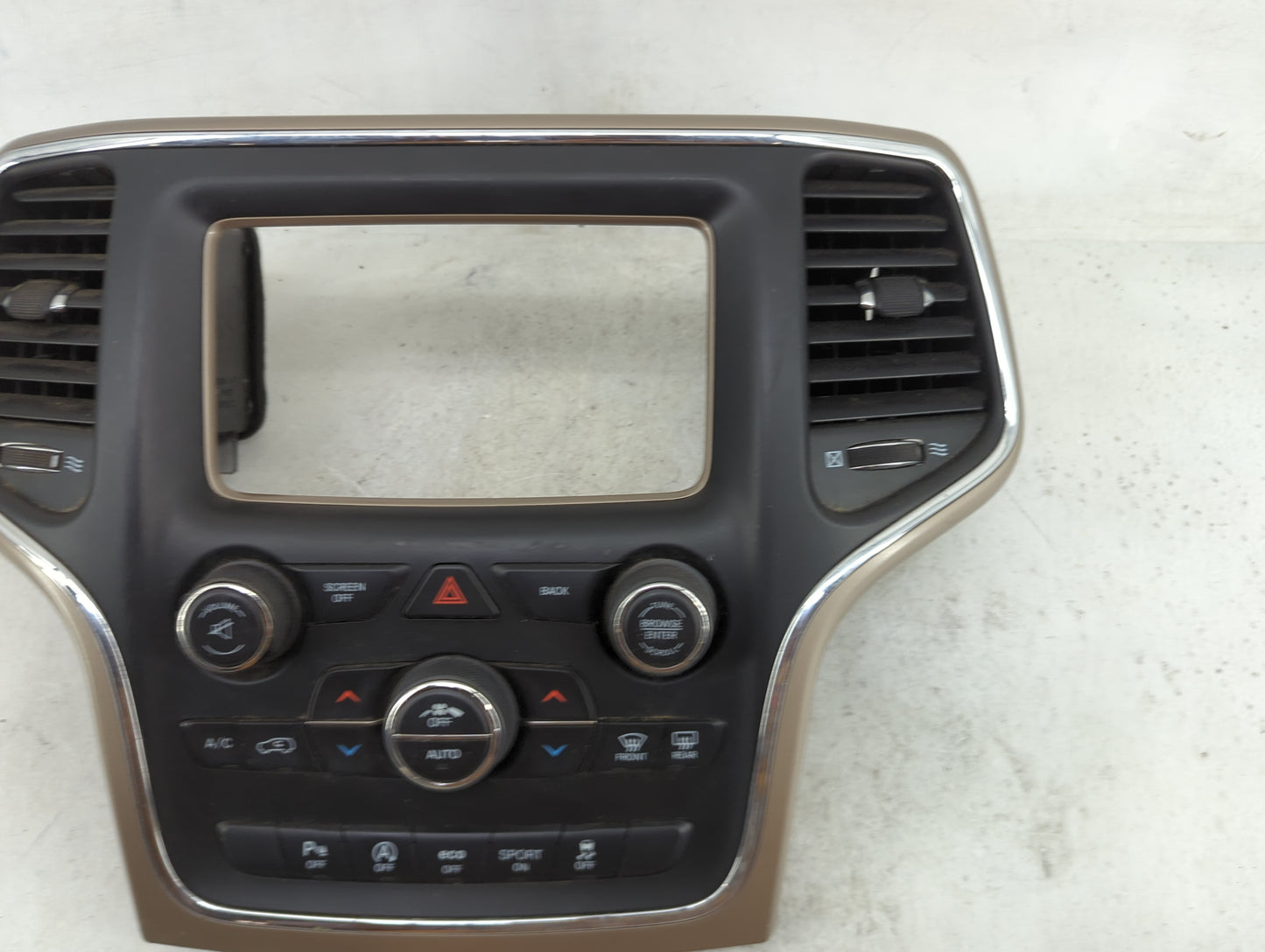2014 Jeep Grand Cherokee Climate Control Module Temperature AC/Heater Replacement P/N:P68273966AG P1750097T Fits OEM Used Au