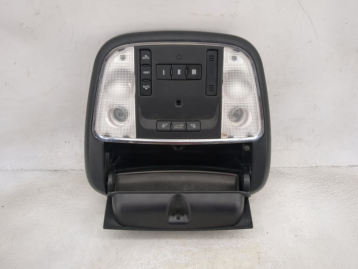 2011-2015 Jeep Grand Cherokee Overhead Roof Console Black - Oemusedautoparts1.com