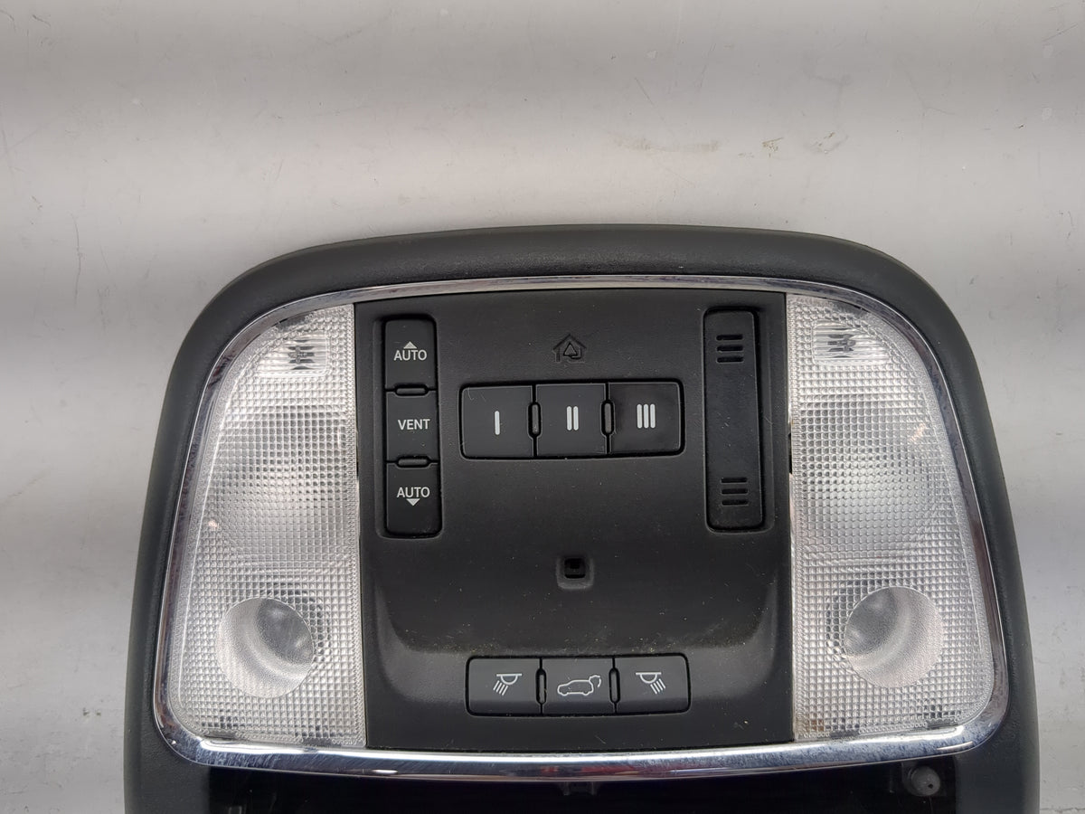 2011-2015 Jeep Grand Cherokee Overhead Roof Console Black - Oemusedautoparts1.com