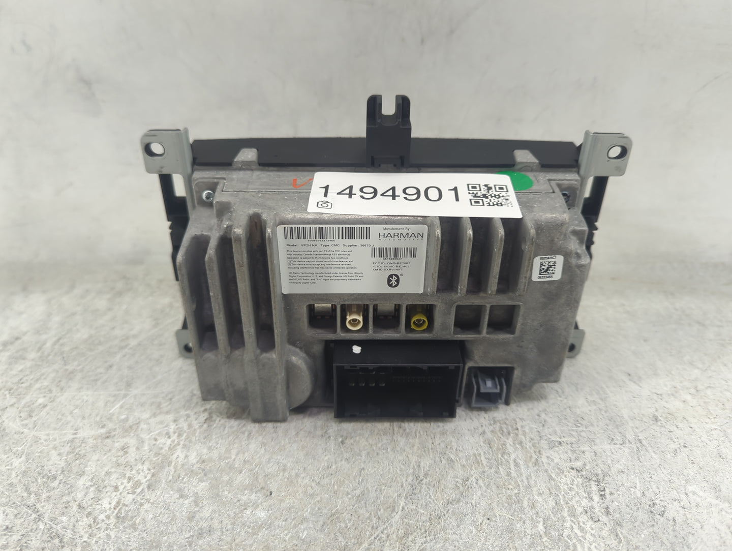 2014 Jeep Grand Cherokee Radio AM FM Cd Player Receiver Replacement P/N:VP2H NA 68150036AF, QNG-BE2802, 6434C-BE2802 Fits OE