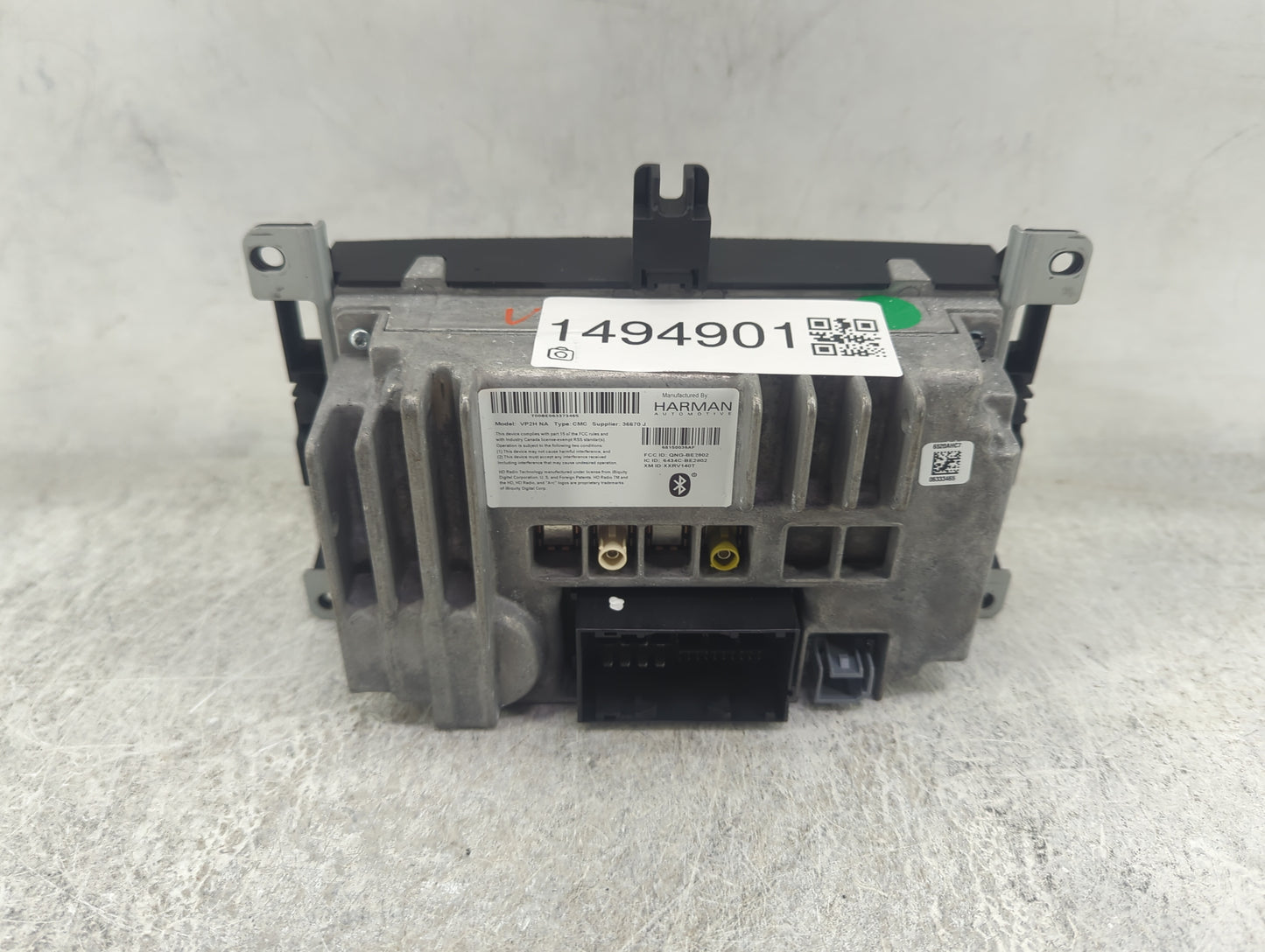 2014 Jeep Grand Cherokee Radio AM FM Cd Player Receiver Replacement P/N:VP2H NA 68150036AF, QNG-BE2802, 6434C-BE2802 Fits OE