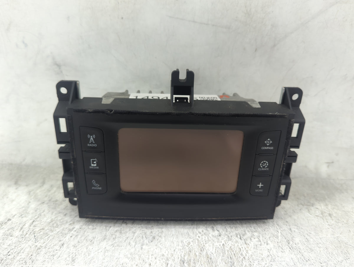 2014 Jeep Grand Cherokee Information Radio Display Screen 1494906 - Oemusedautoparts1.com