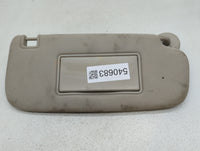 2013 Jeep Grand Cherokee Sun Visor Shade Replacement Passenger Right Mirror Fits OEM Used Auto Parts - Oemusedautoparts1.com