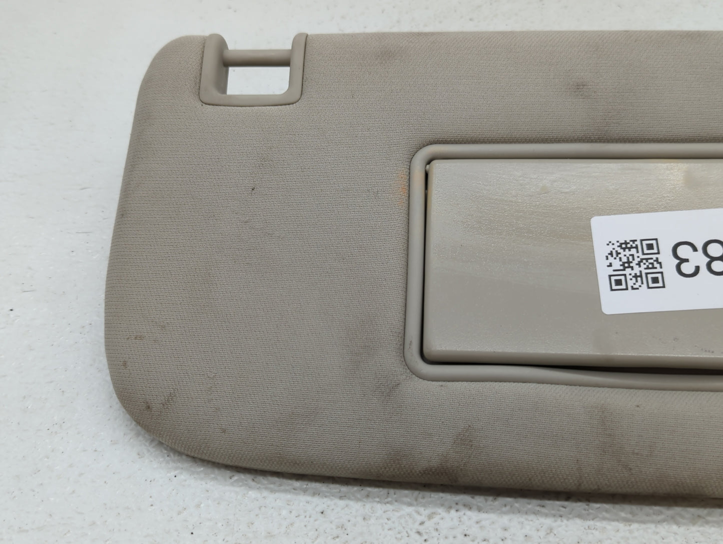 2013 Jeep Grand Cherokee Sun Visor Shade Replacement Passenger Right Mirror Fits OEM Used Auto Parts - Oemusedautoparts1.com
