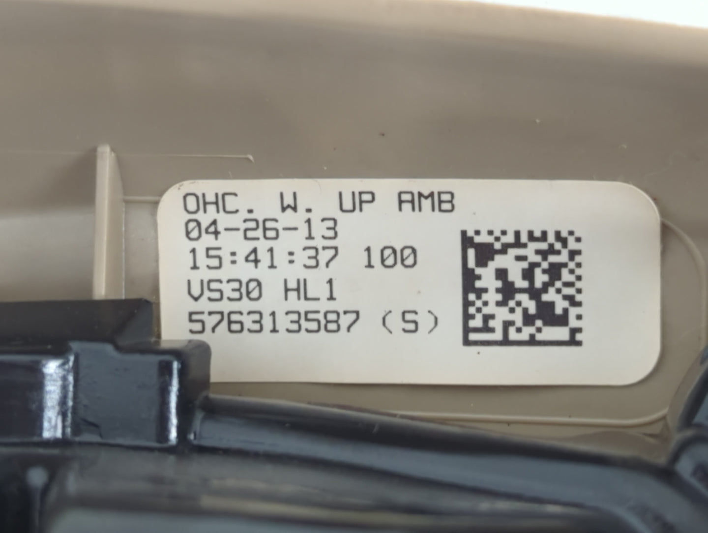 2014 Jeep Grand Cherokee Overhead Roof Console - Oemusedautoparts1.com