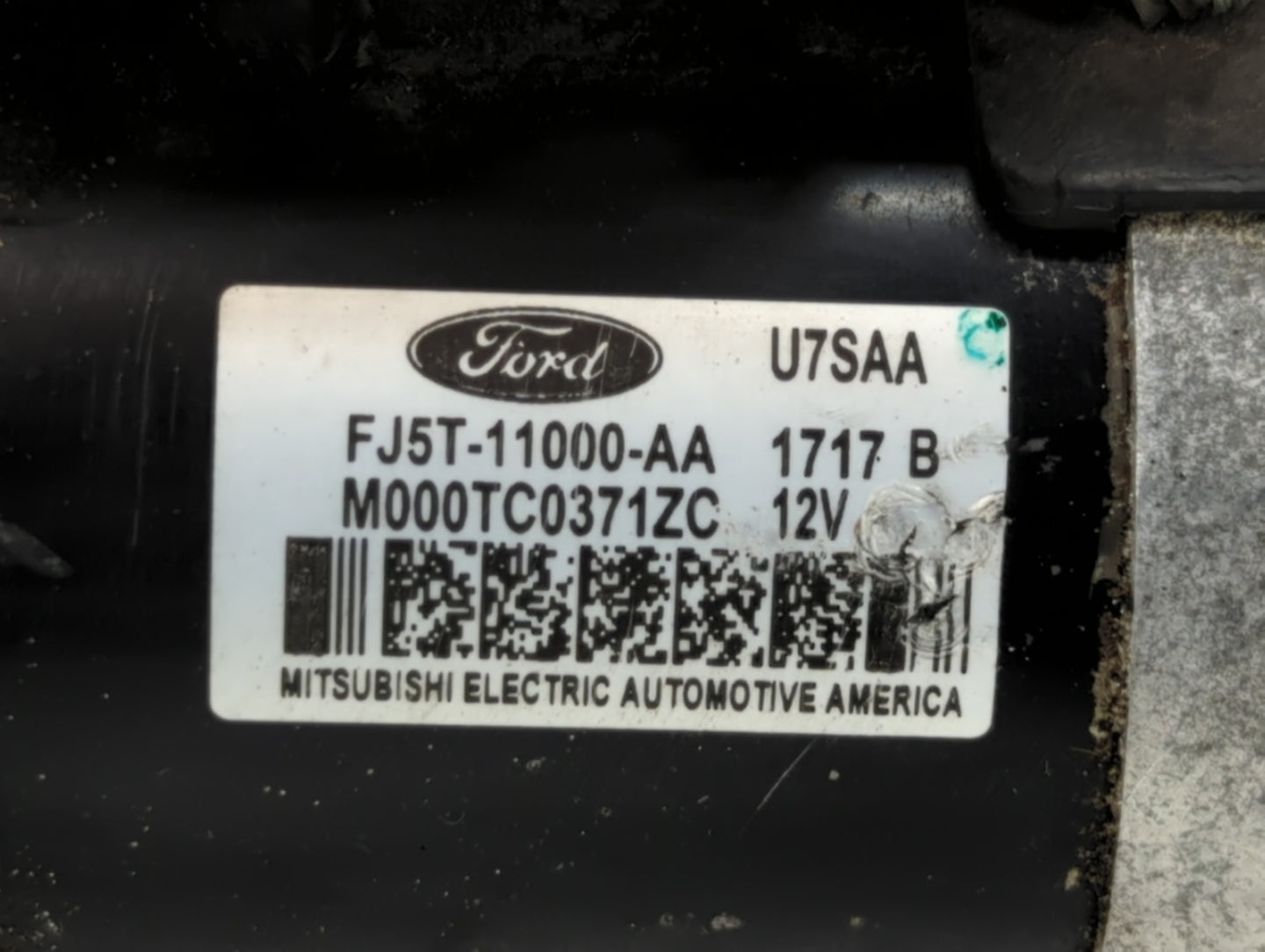 2014-2018 Jeep Grand Cherokee Car Starter Motor Solenoid OEM P/N:M000TC0371ZC FJ5T-11000-AA Fits OEM Used Auto Parts - Oemus