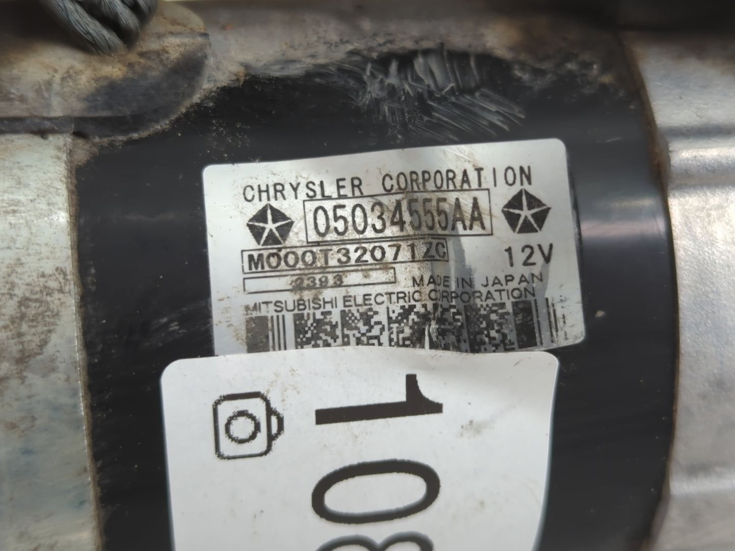2007-2017 Jeep Patriot Car Starter Motor Solenoid OEM P/N:M000T32071ZC 05034555AA Fits OEM Used Auto Parts - Oemusedautopart