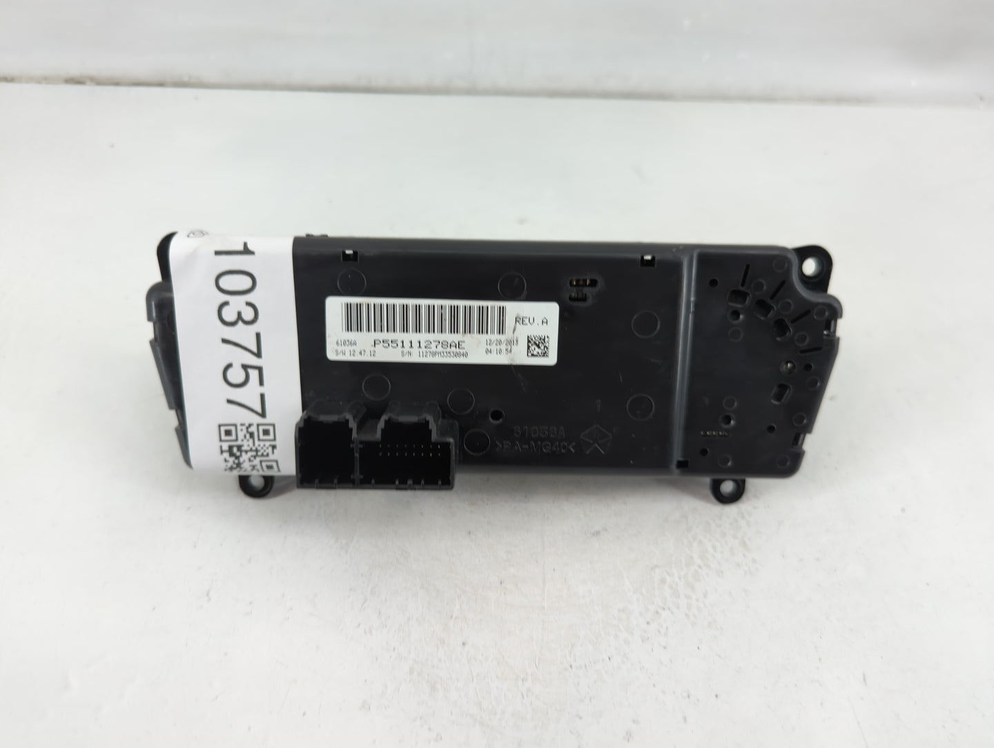 2011-2017 Jeep Patriot Climate Control Module Temperature AC/Heater Replacement P/N:P55111278AE Fits OEM Used Auto Parts - O