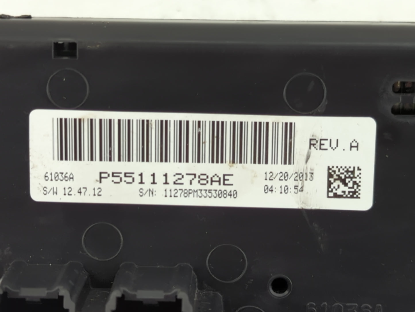 2011-2017 Jeep Patriot Climate Control Module Temperature AC/Heater Replacement P/N:P55111278AE Fits OEM Used Auto Parts - O