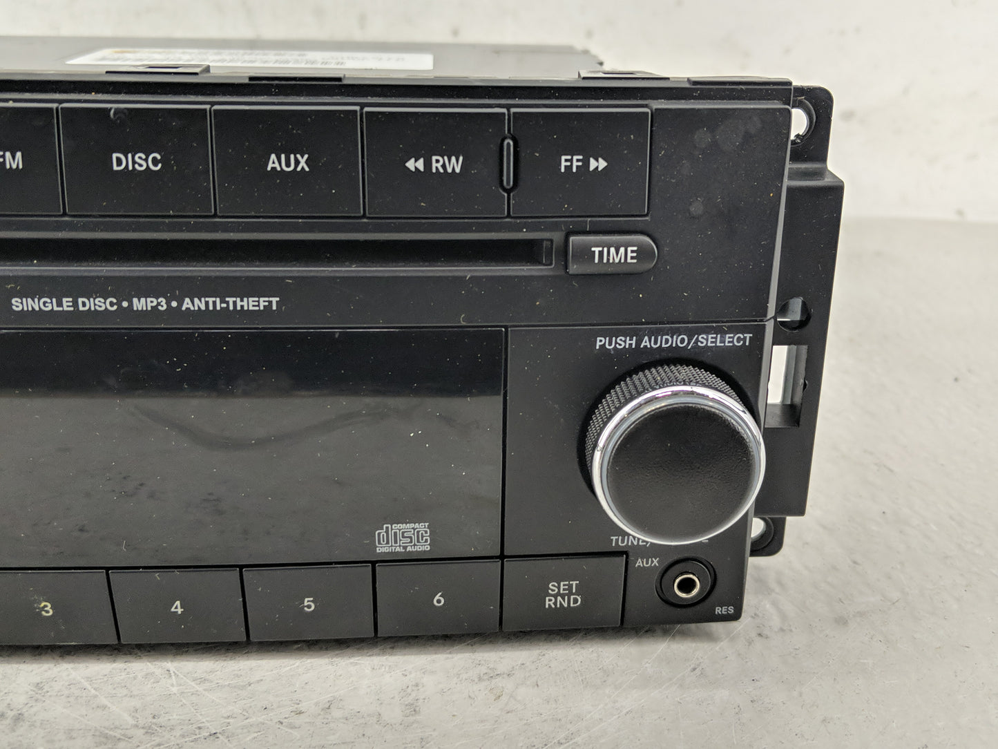2012-2017 Jeep Patriot Radio AM FM Cd Player Receiver Replacement P/N:P05091195AC Fits Fits 2012 2013 2014 2015 2016 2017 OE