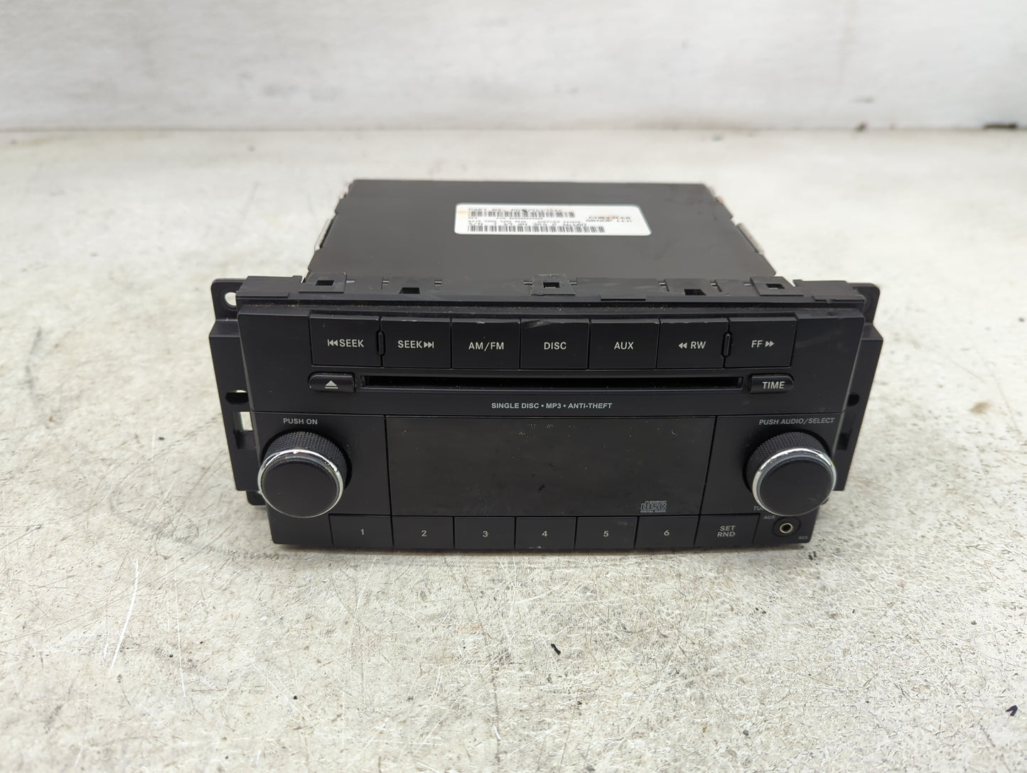 2012-2017 Jeep Patriot Radio AM FM Cd Player Receiver Replacement P/N:P05091195AC Fits Fits 2012 2013 2014 2015 2016 2017 OE