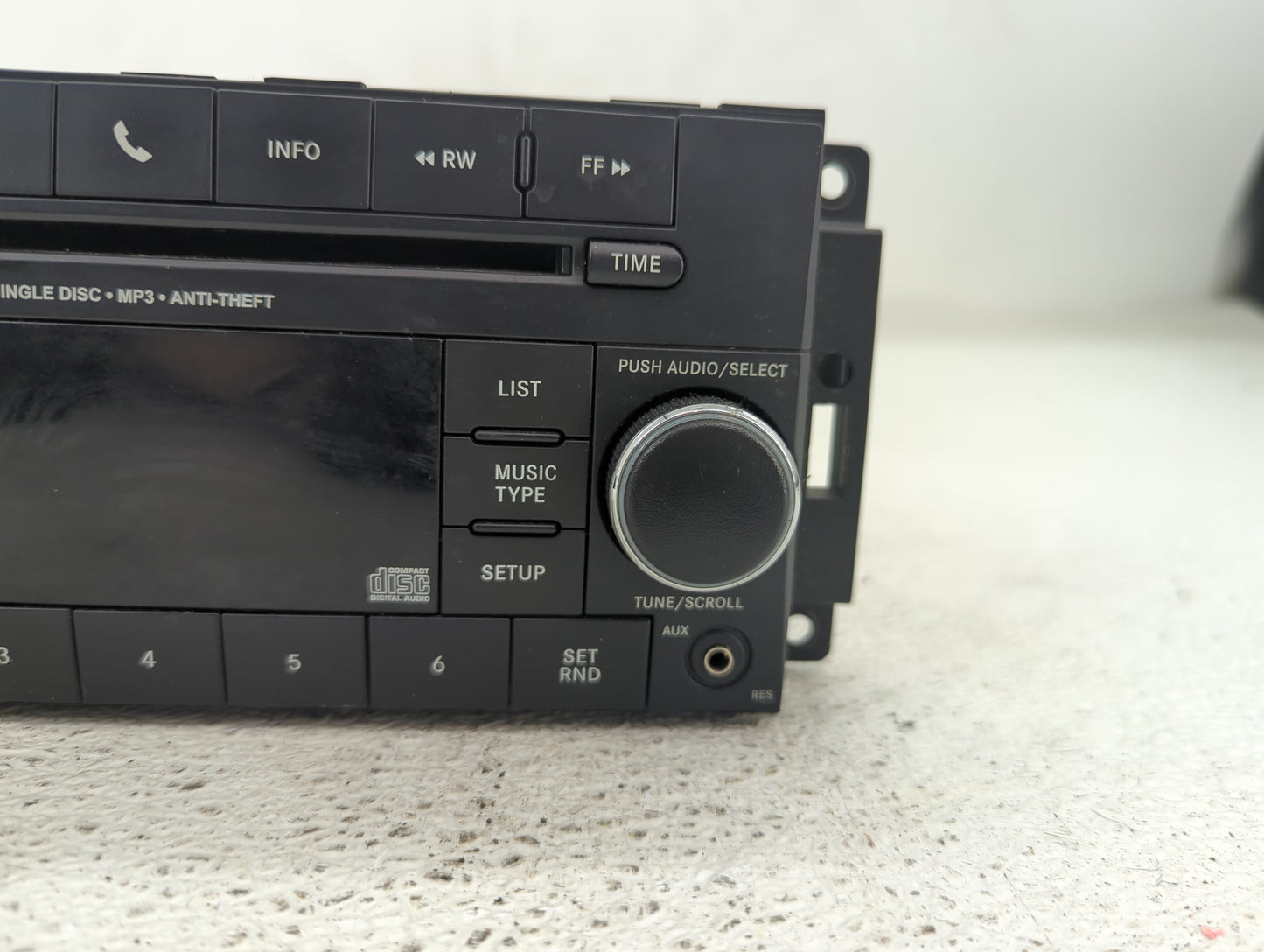 2013-2017 Jeep Patriot Radio AM FM Cd Player Receiver Replacement P/N:P05091197AC Fits Fits 2013 2014 2015 2016 2017 OEM Use
