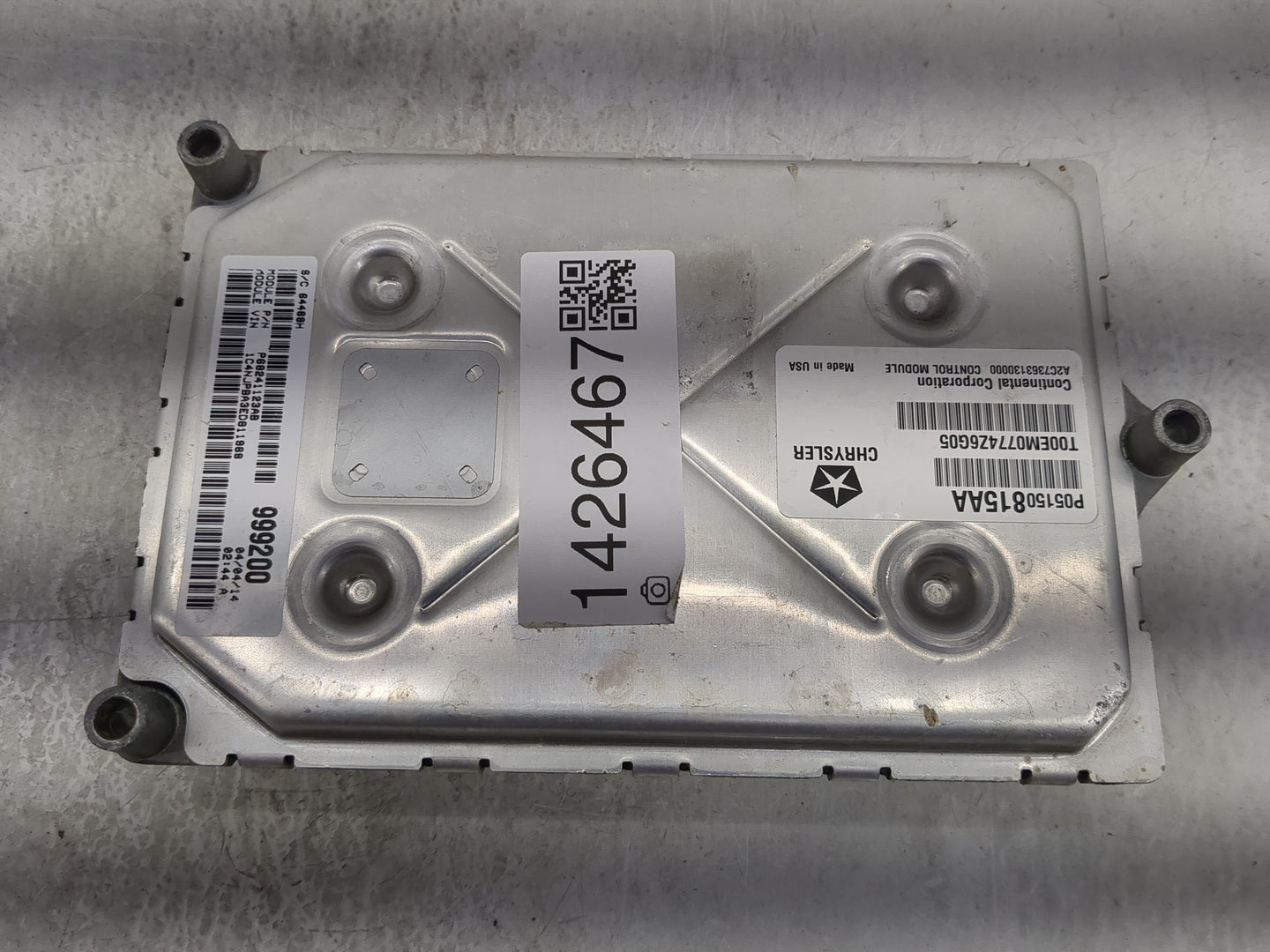 2013-2017 Jeep Patriot PCM Engine Control Computer ECU ECM PCU OEM P/N:P05150815AA A2C73631300 Fits Fits 2013 2014 2015 2016