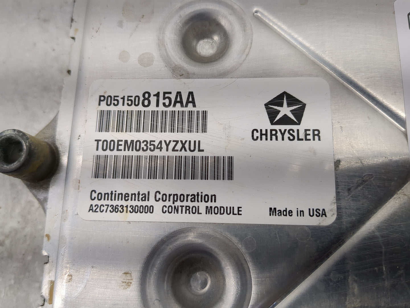 2013-2017 Jeep Patriot PCM Engine Control Computer ECU ECM PCU OEM P/N:P05150815AA T00EM0354YZXUL Fits OEM Used Auto Parts -