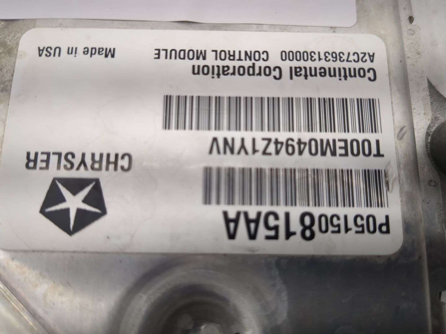 2013-2017 Jeep Patriot PCM Engine Control Computer ECU ECM PCU OEM P/N:P05150815AA A2C73631300000 Fits OEM Used Auto Parts -