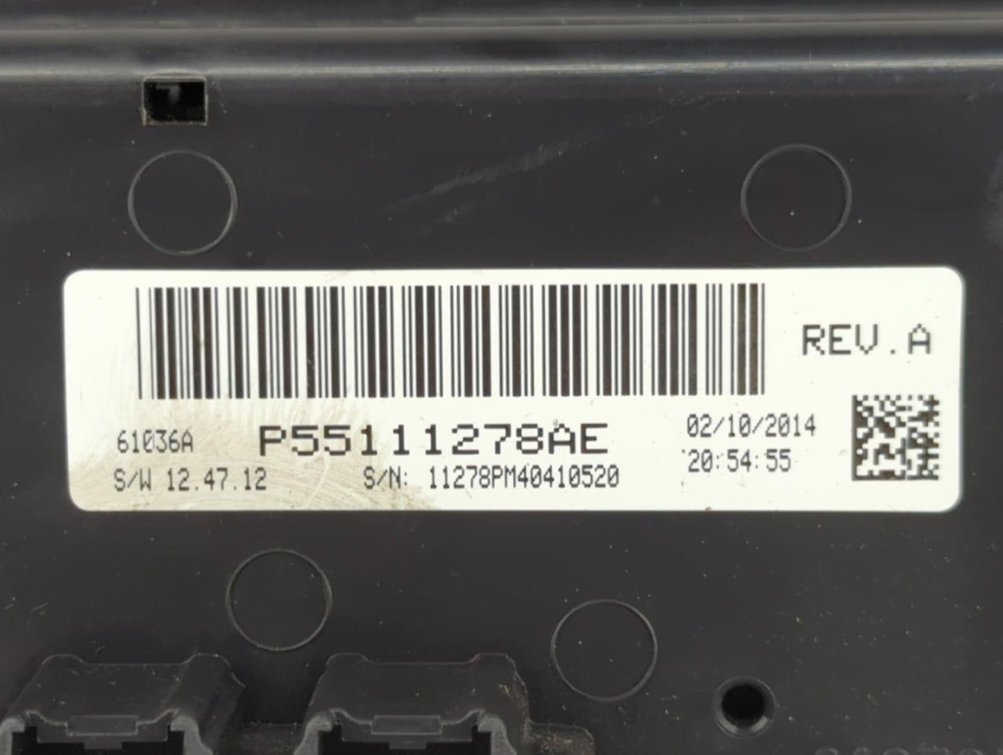 2011-2017 Jeep Patriot Climate Control Module Temperature AC/Heater Replacement P/N:P55111278AE Fits OEM Used Auto Parts - O