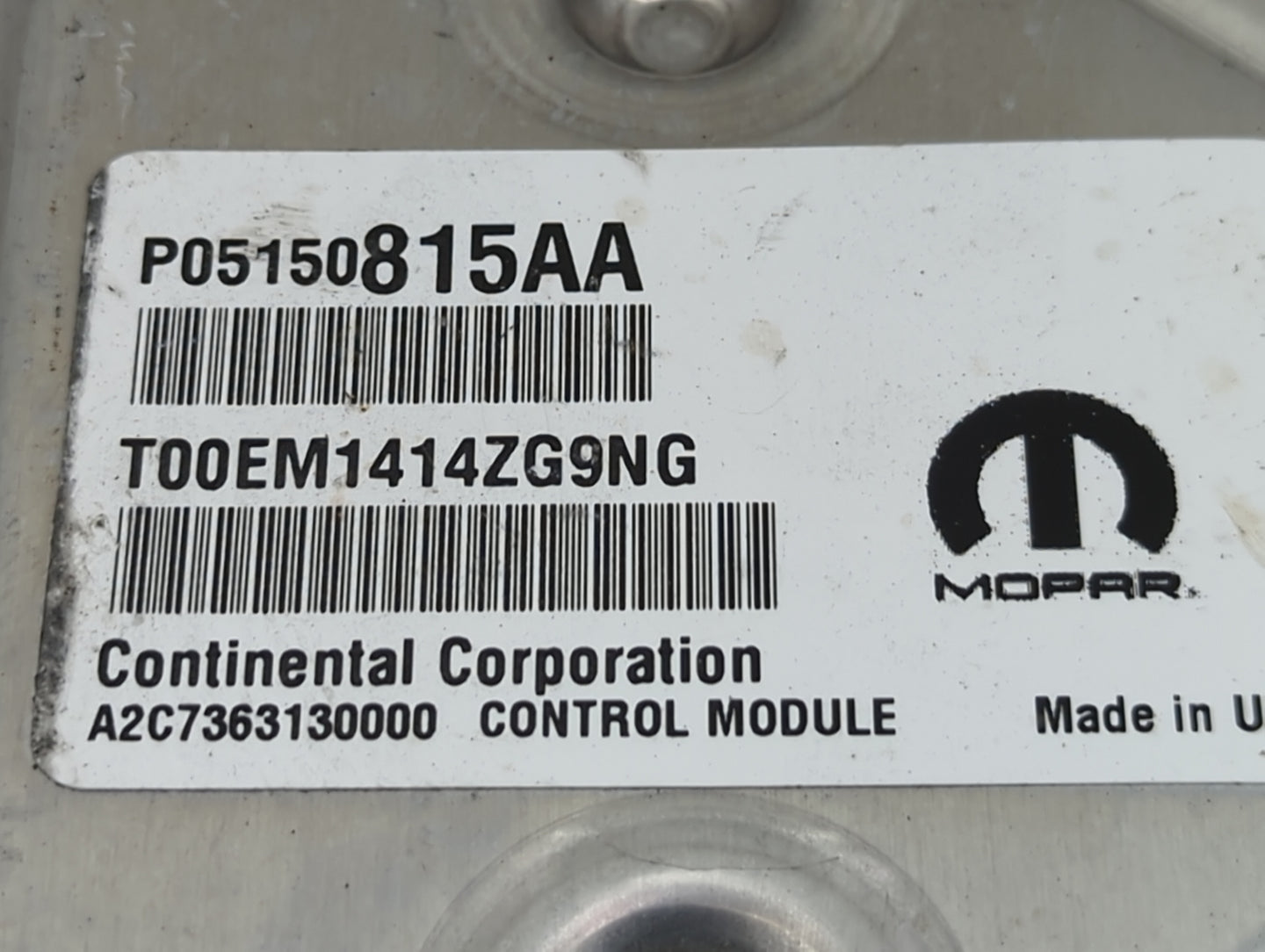 2013-2017 Jeep Patriot PCM Engine Control Computer ECU ECM PCU OEM P/N:P68153984AK P05150815AA Fits Fits 2013 2014 2015 2016