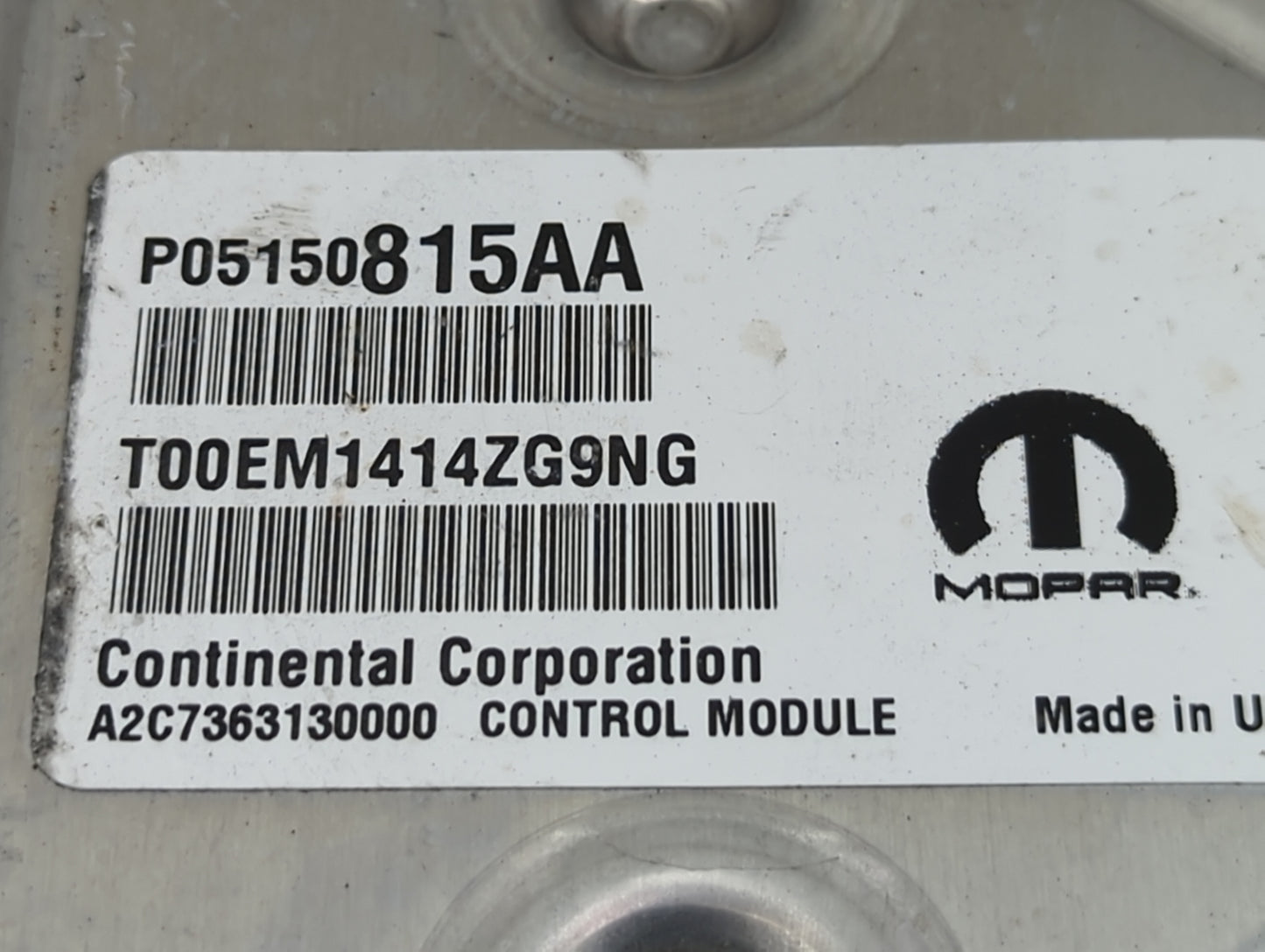 2013-2017 Jeep Patriot PCM Engine Control Computer ECU ECM PCU OEM P/N:P68153984AK P05150815AA Fits Fits 2013 2014 2015 2016