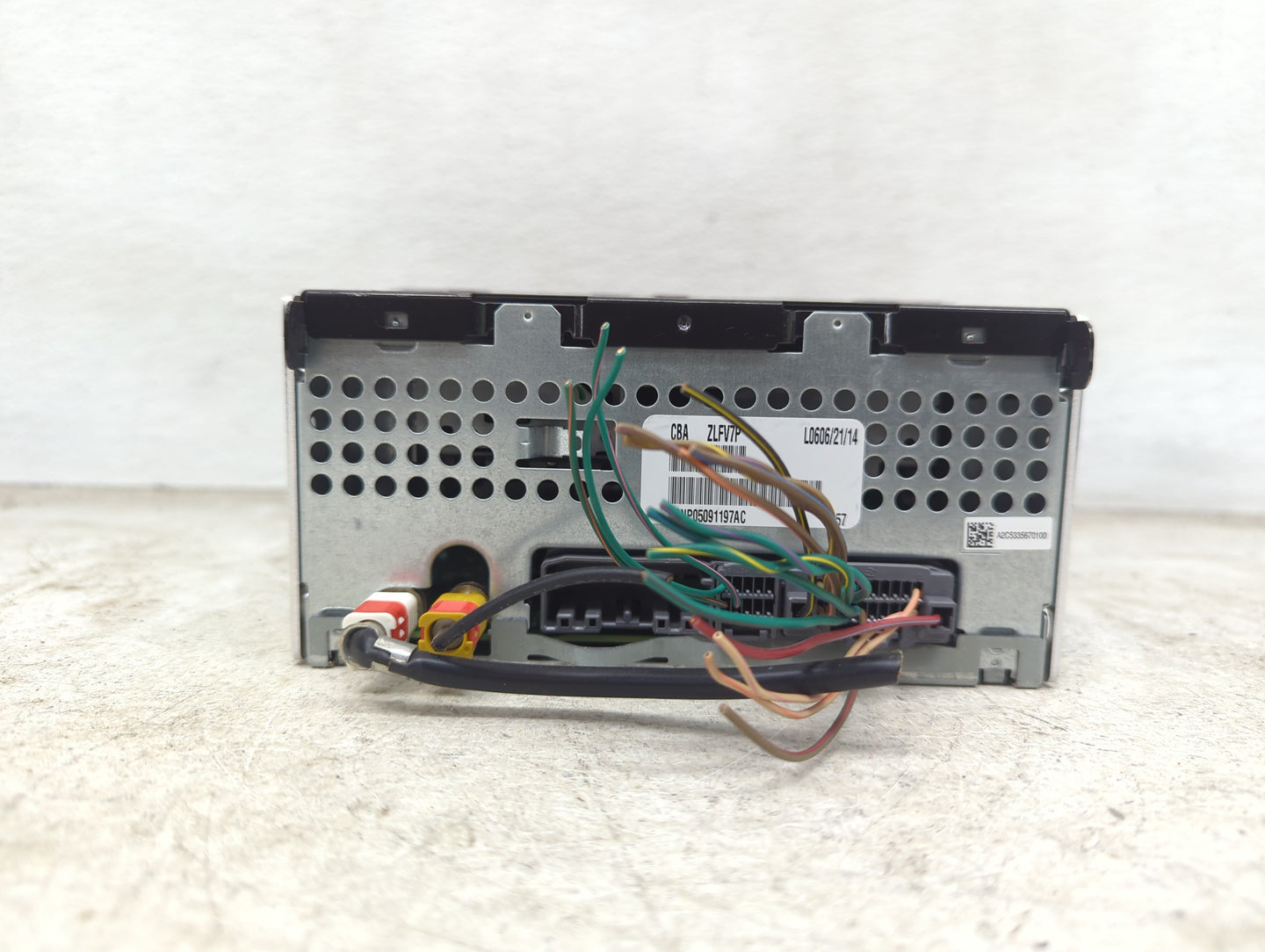2012-2017 Jeep Patriot Radio AM FM Cd Player Receiver Replacement P/N:P05091197AC Fits Fits 2012 2013 2014 2015 2016 2017 OE