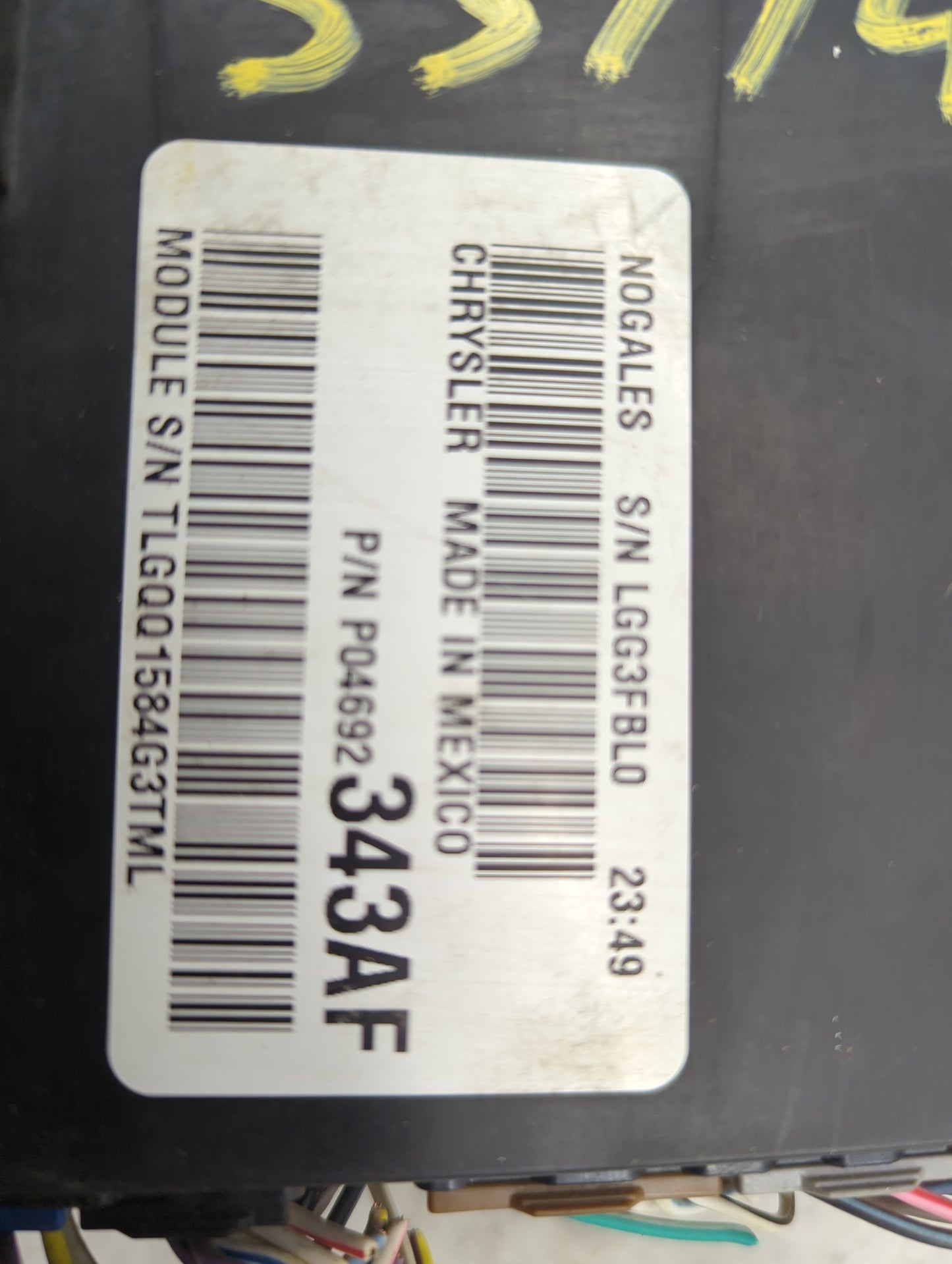 2011-2014 Jeep Patriot Fusebox Fuse Box Relay Module Tipm P04692343af - Oemusedautoparts1.com