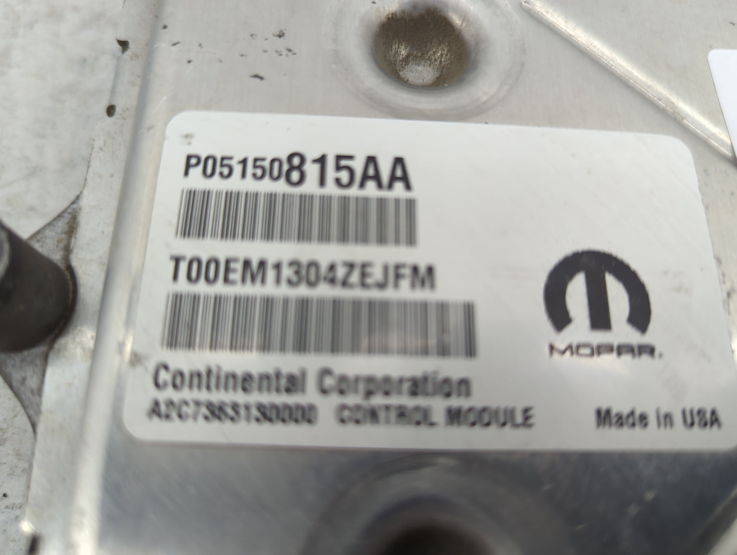 2013-2017 Jeep Patriot PCM Engine Control Computer ECU ECM PCU OEM P/N:P05150815AA T00EM1304ZEJFM Fits OEM Used Auto Parts -