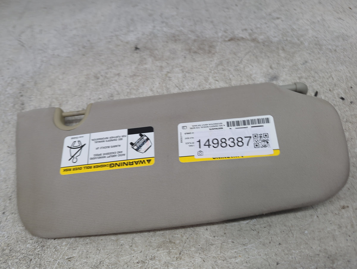 2014 Jeep Patriot Sun Visor Shade Replacement Driver Left Mirror Fits OEM Used Auto Parts - Oemusedautoparts1.com