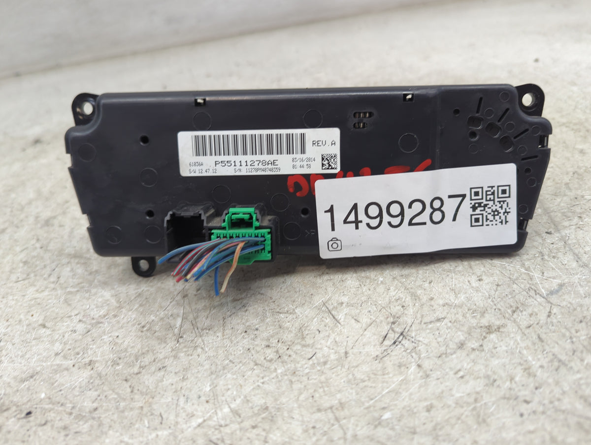 2011-2017 Jeep Patriot Climate Control Module Temperature AC/Heater Replacement P/N:P55111278AE Fits OEM Used Auto Parts - O