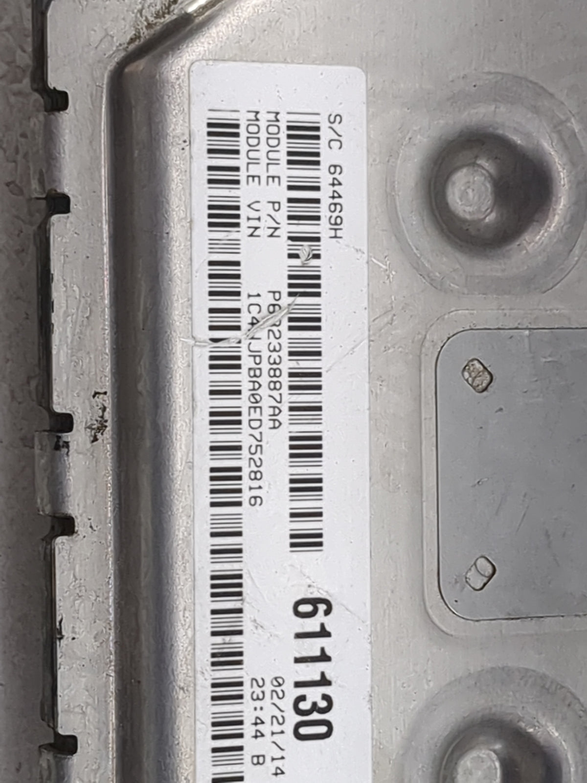 2013-2017 Jeep Patriot PCM Engine Control Computer ECU ECM PCU OEM P/N:P05150762AB P68233887AA Fits Fits 2013 2014 2015 2016