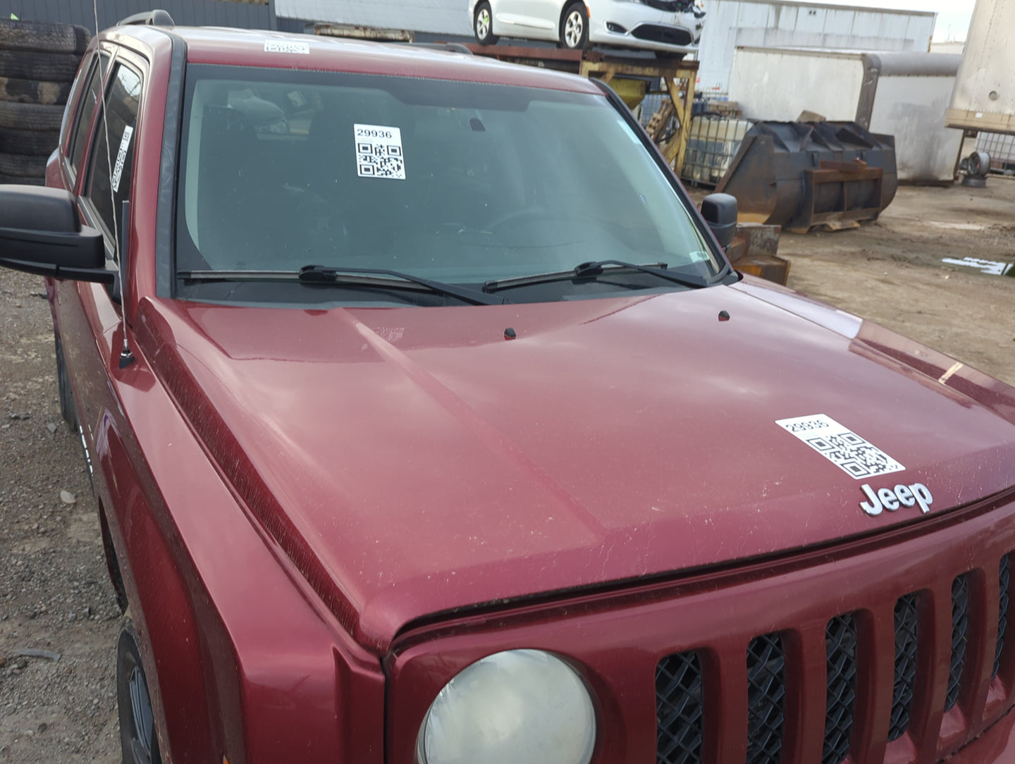 2007-2017 Jeep Patriot Hood Oem 5003898 - Oemusedautoparts1.com