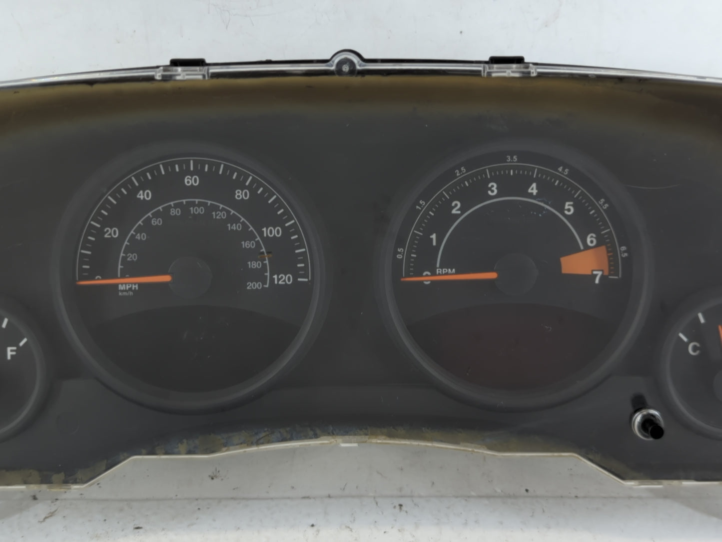 2014 Jeep Patriot Instrument Cluster Speedometer Gauges P/N:00456683-000185 CR-0035-604-M0-CE, 56054258AE Fits OEM Used Auto