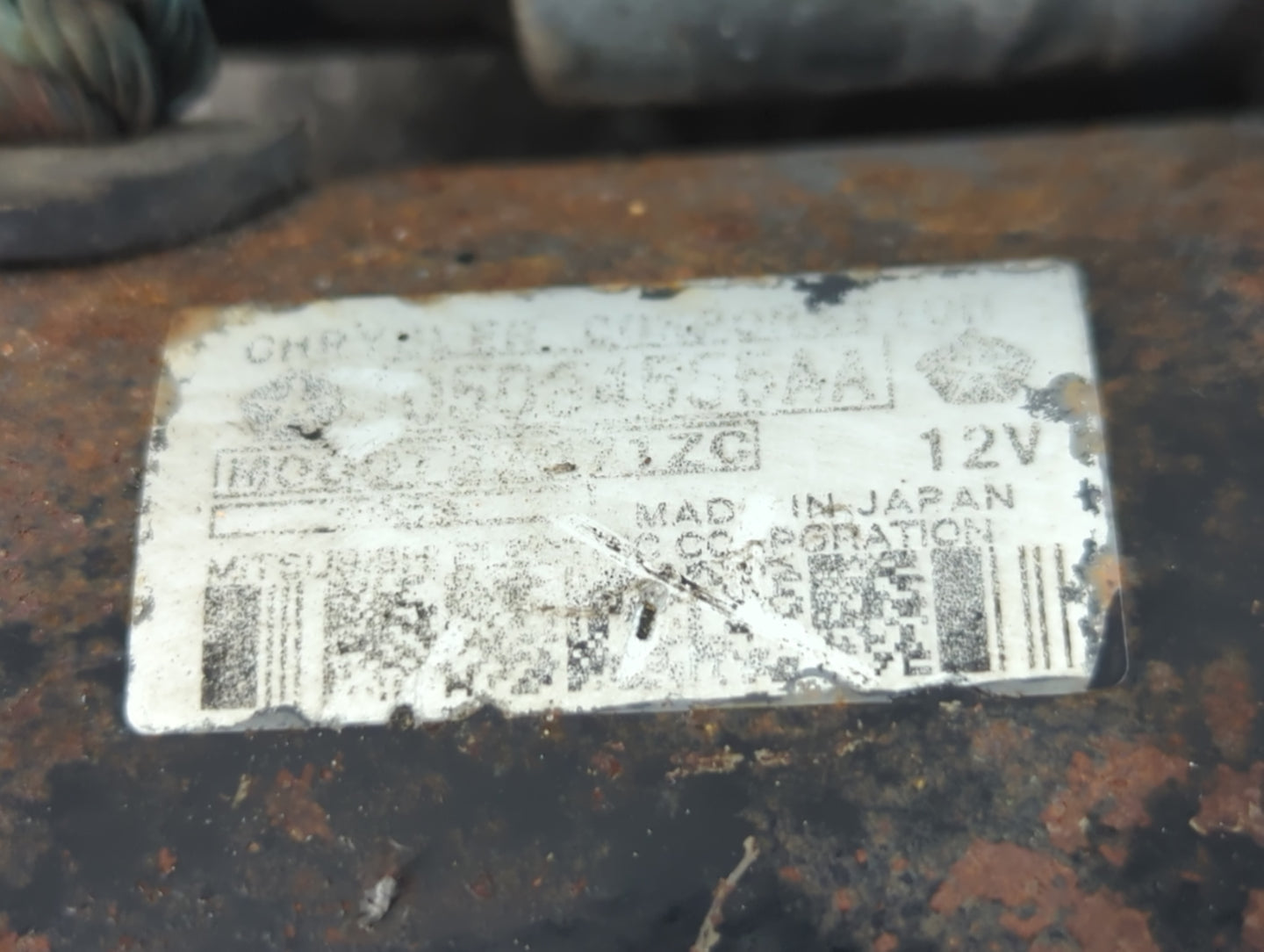 2007-2017 Jeep Patriot Car Starter Motor Solenoid OEM P/N:05034555AA Fits OEM Used Auto Parts - Oemusedautoparts1.com