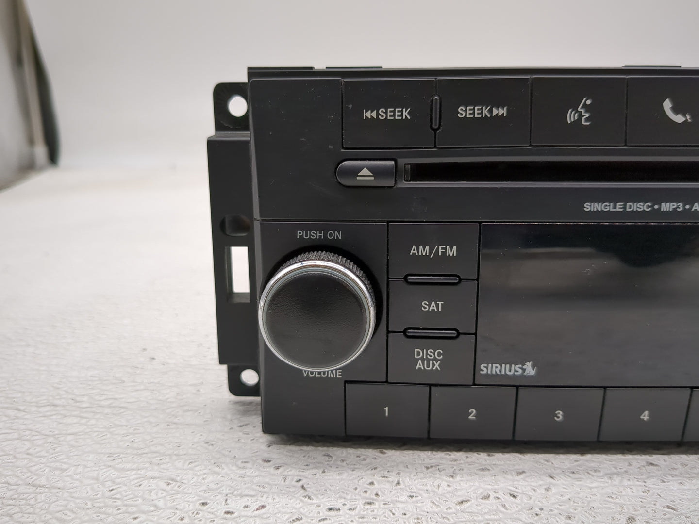 2012-2017 Jeep Wrangler Radio AM FM Cd Player Receiver Replacement P/N:P05091198AC Fits Fits 2012 2013 2014 2017 OEM Used Au