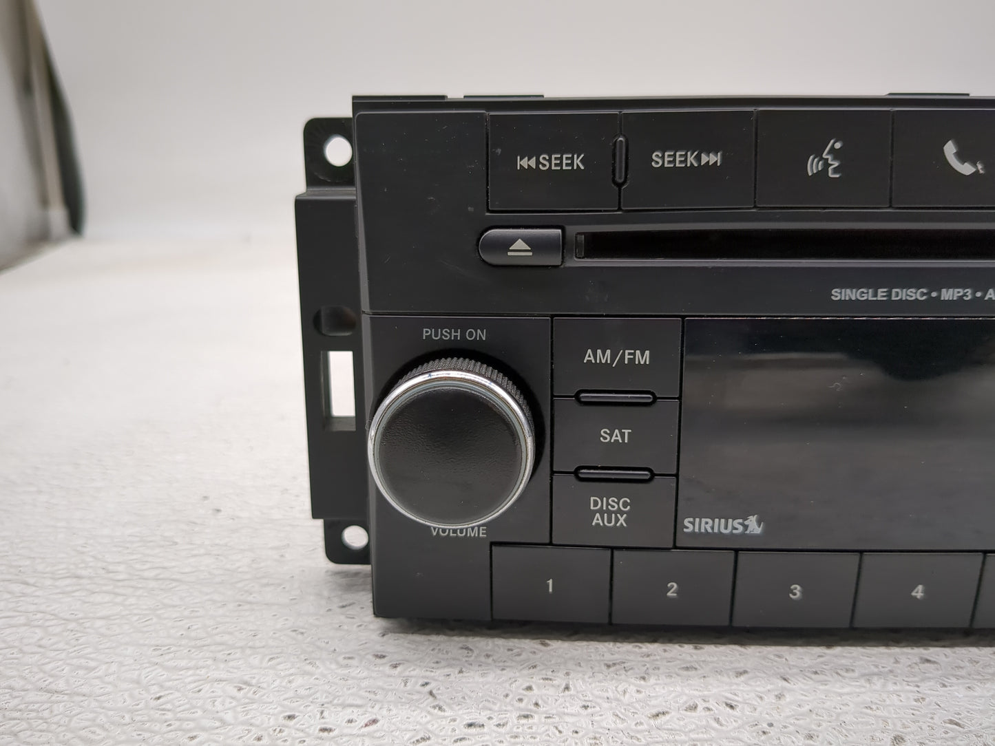 2012-2017 Jeep Wrangler Radio AM FM Cd Player Receiver Replacement P/N:P05091198AC Fits Fits 2012 2013 2014 2017 OEM Used Au