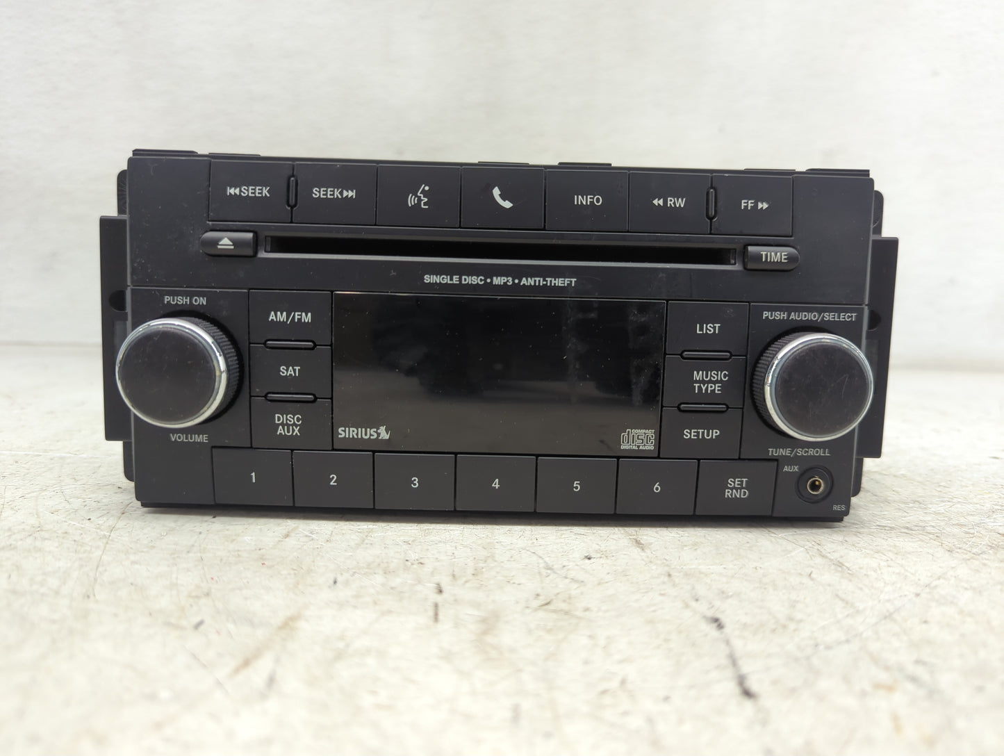 2012-2014 Jeep Wrangler Radio AM FM Cd Player Receiver Replacement P/N:P05091198AC SPNP05091198AC Fits Fits 2012 2013 2014 O