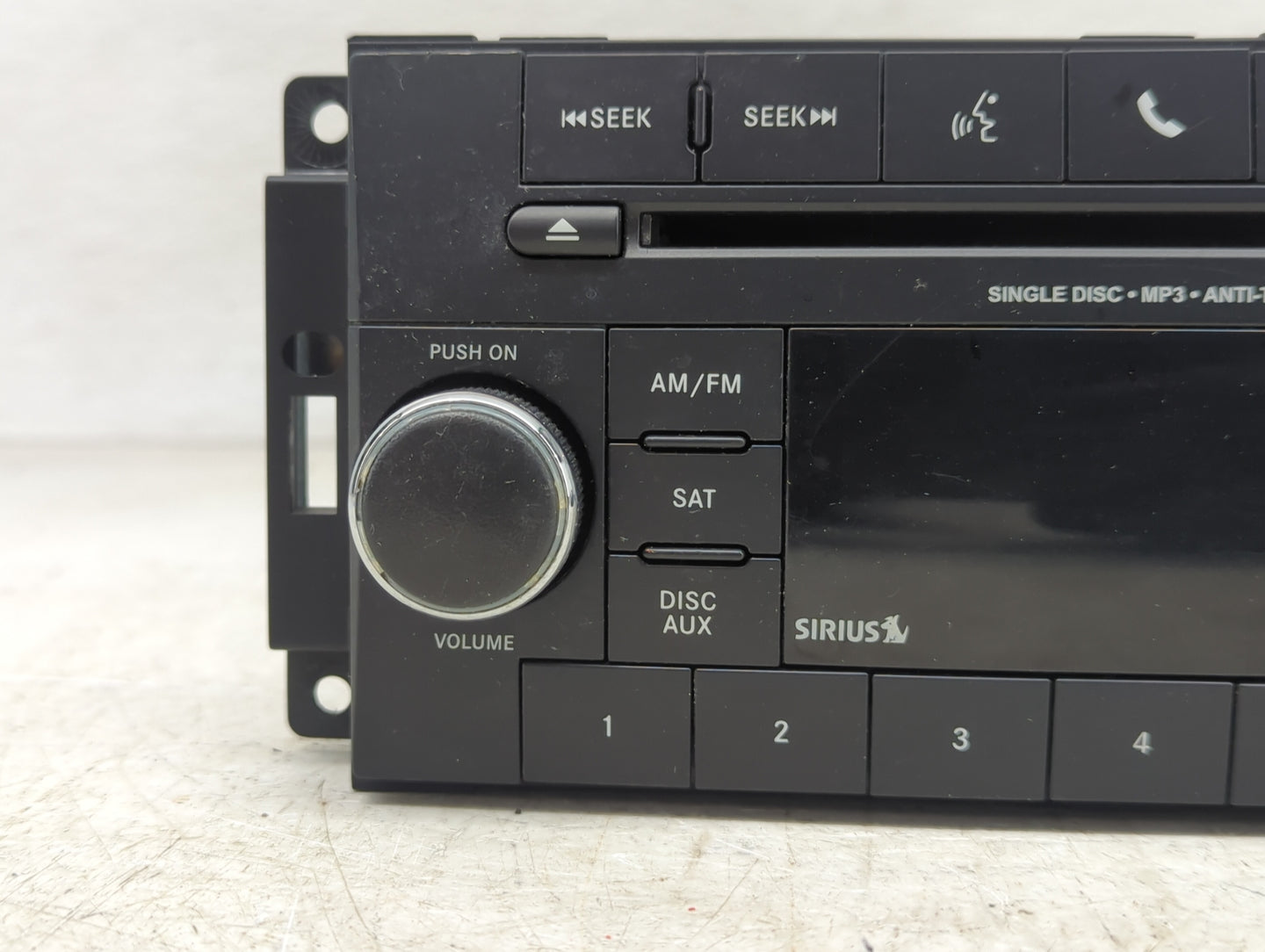 2012-2014 Jeep Wrangler Radio AM FM Cd Player Receiver Replacement P/N:P05091198AC SPNP05091198AC Fits Fits 2012 2013 2014 O