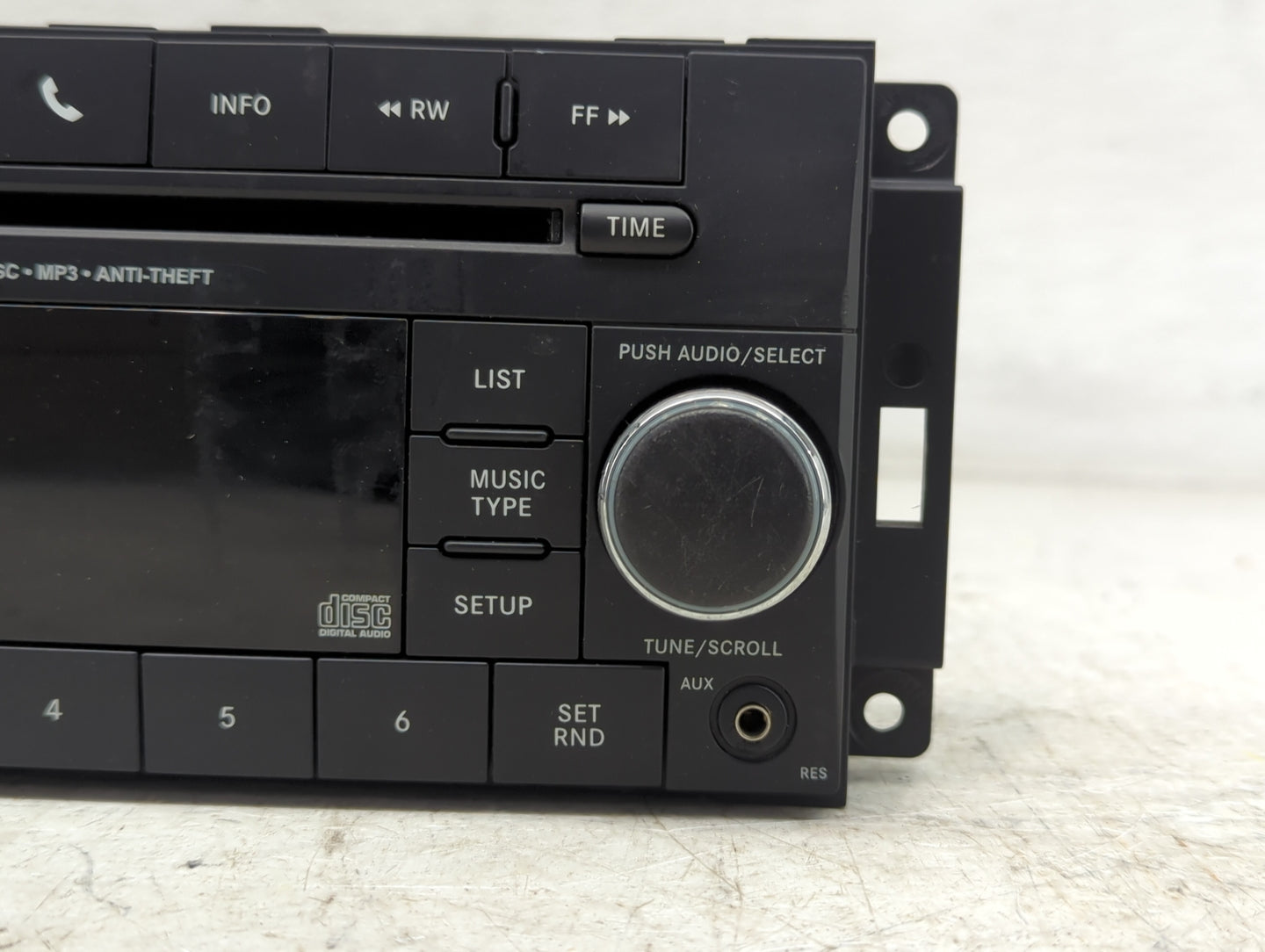 2012-2014 Jeep Wrangler Radio AM FM Cd Player Receiver Replacement P/N:P05091198AC SPNP05091198AC Fits Fits 2012 2013 2014 O