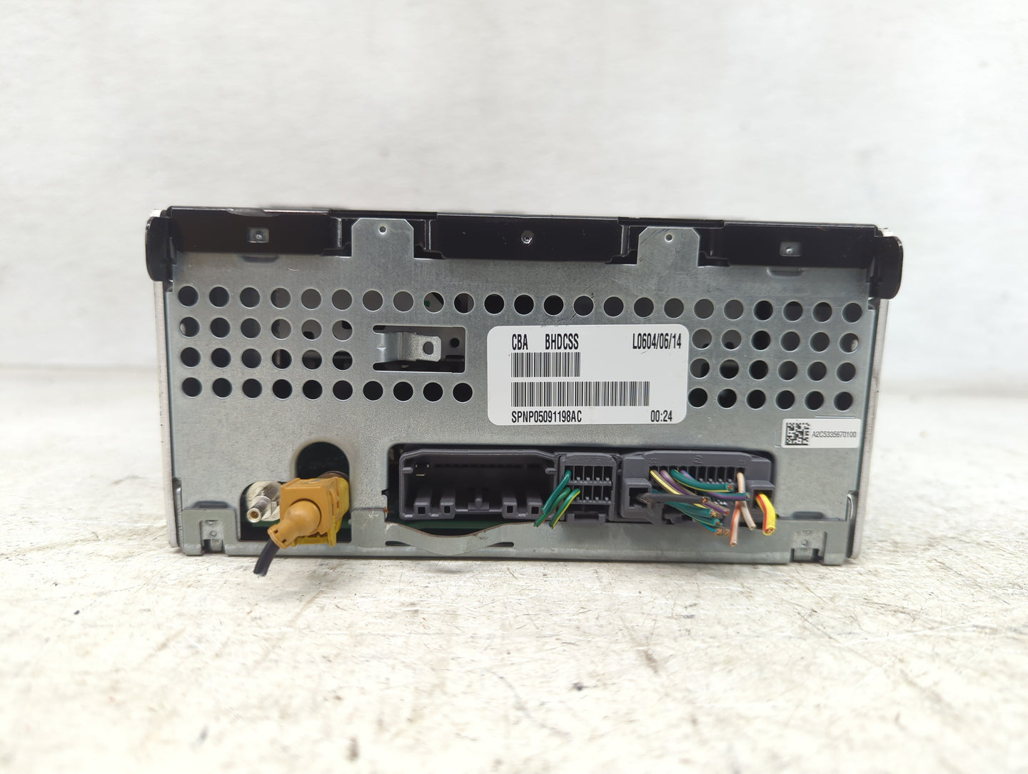2012-2014 Jeep Wrangler Radio AM FM Cd Player Receiver Replacement P/N:P05091198AC SPNP05091198AC Fits Fits 2012 2013 2014 O