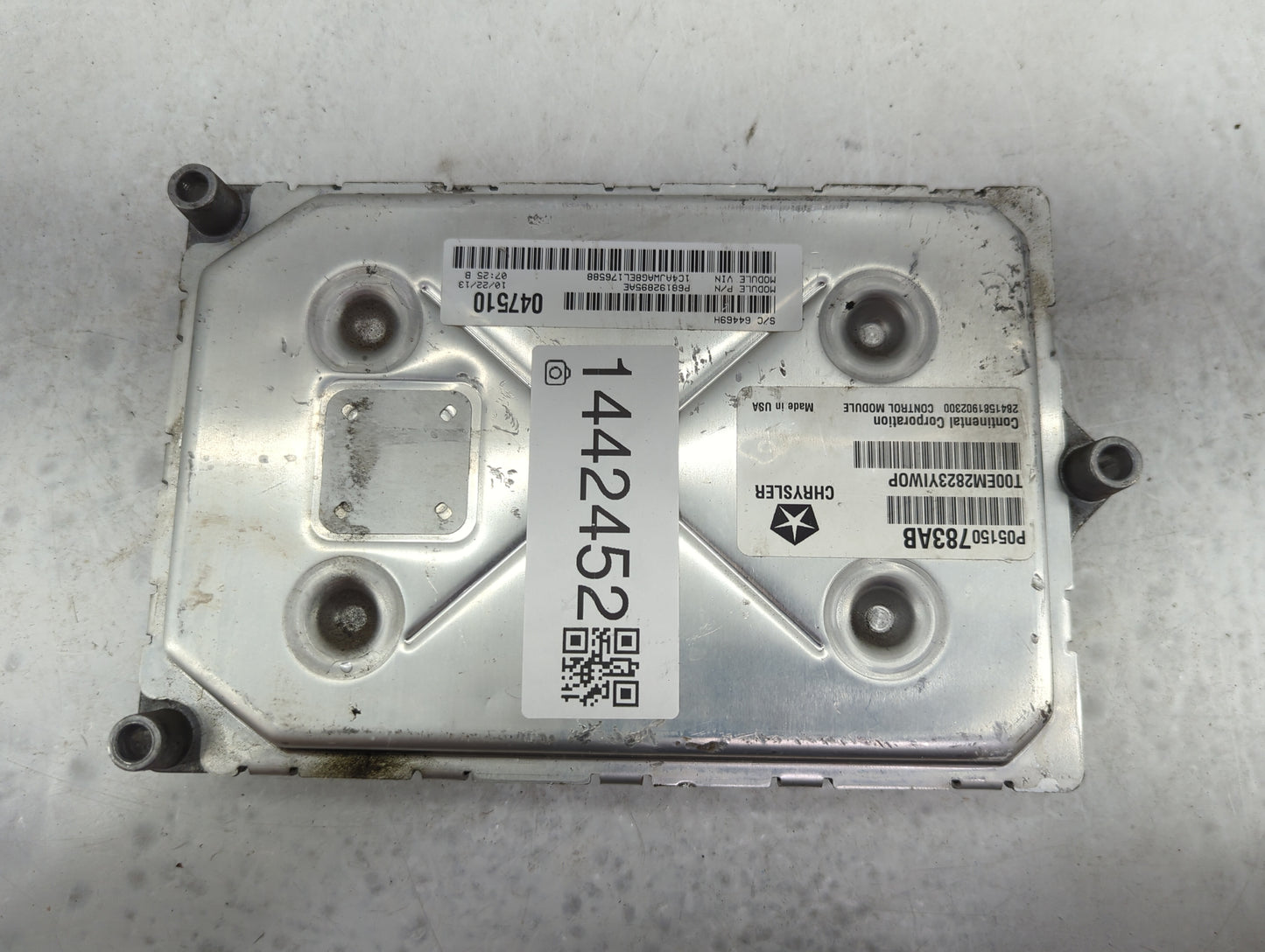 2014 Jeep Wrangler PCM Engine Control Computer ECU ECM PCU OEM P/N:P05150783AB T00EM2823Y1W0P, P68192898AE Fits OEM Used Aut