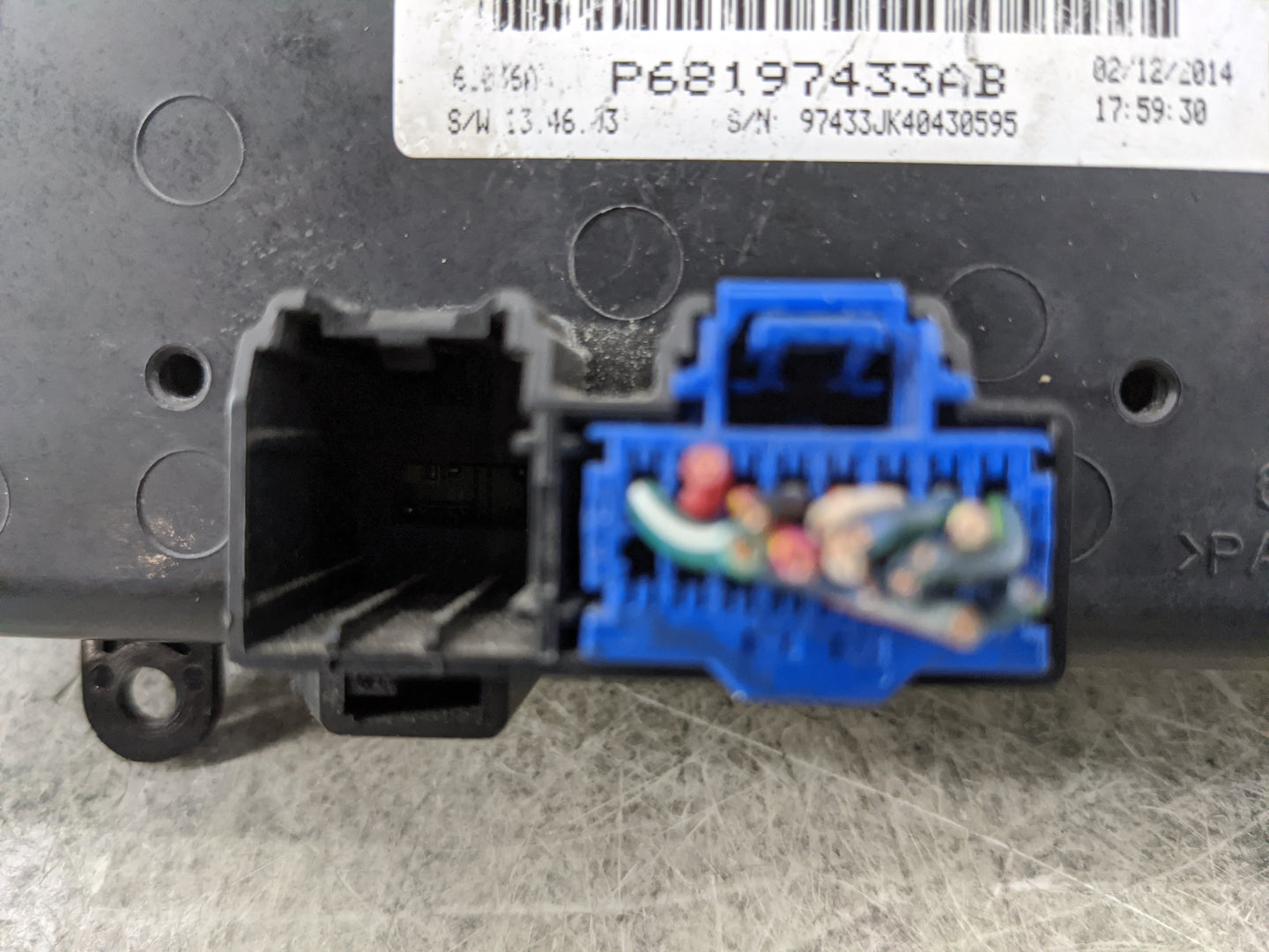 2014-2018 Jeep Wrangler Climate Control Module Temperature AC/Heater Replacement P/N:P68197433AB Fits OEM Used Auto Parts - 