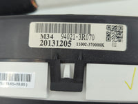 2014 Kia Cadenza Instrument Cluster Speedometer Gauges P/N:94021-3R070 Fits OEM Used Auto Parts - Oemusedautoparts1.com