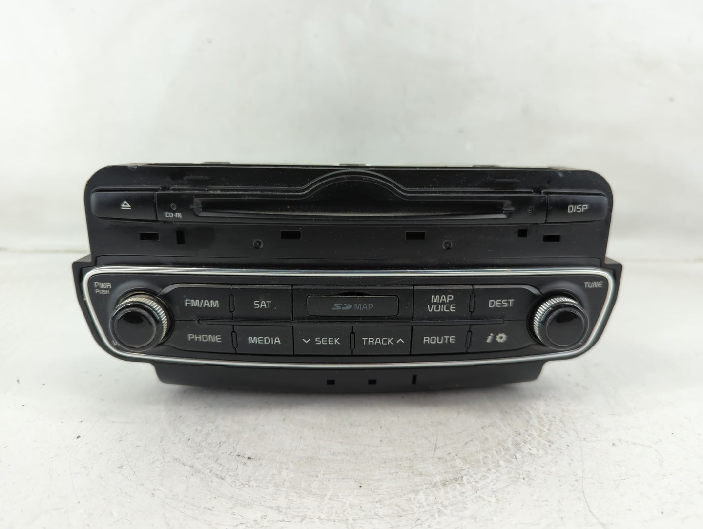 2014-2015 Kia Cadenza Radio AM FM Cd Player Receiver Replacement P/N:96560-3R105 Fits Fits 2014 2015 OEM Used Auto Parts - O