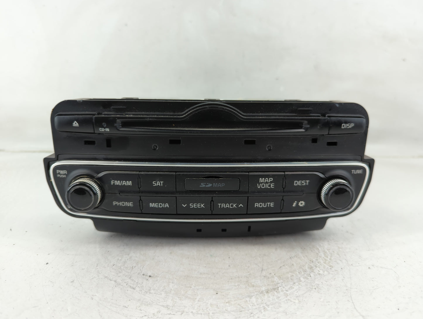 2014-2015 Kia Cadenza Radio AM FM Cd Player Receiver Replacement P/N:96560-3R105 Fits Fits 2014 2015 OEM Used Auto Parts - O